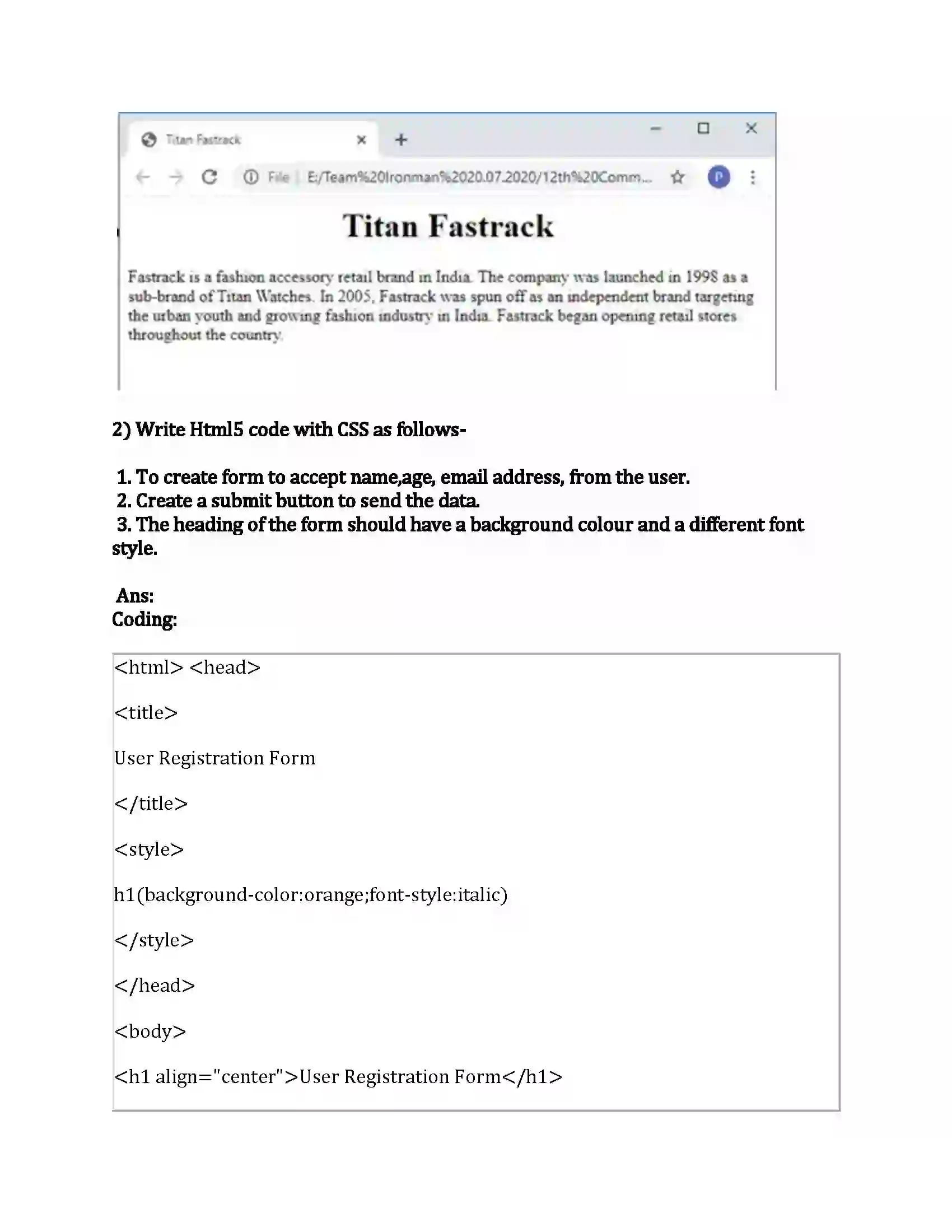 Maharashtra Board Class 12th Infromation Technology Advance Web Designing Revision Note 7