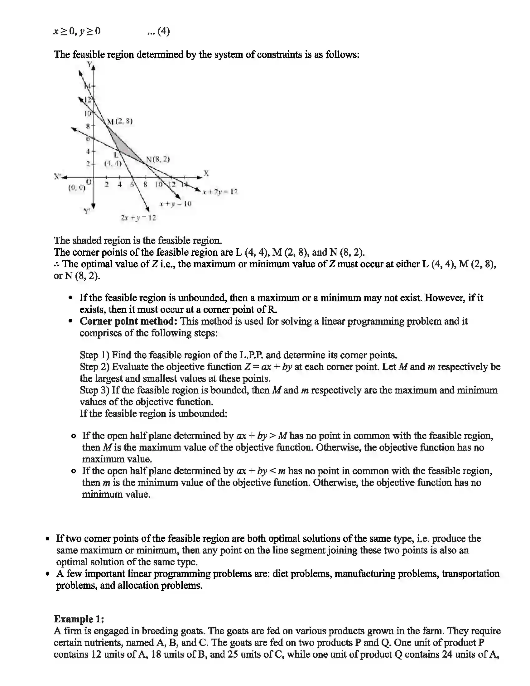 Maharashtra Board Class 12th Mathematics Part - I Linear Programming Revision Note 2