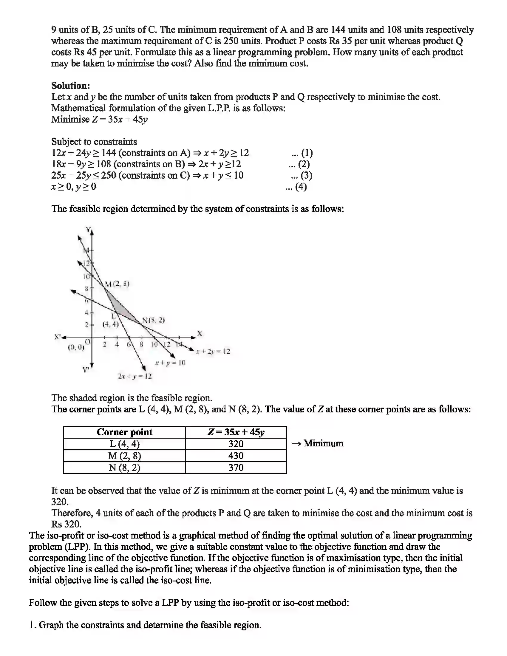 Maharashtra Board Class 12th Mathematics Part - I Linear Programming Revision Note 3