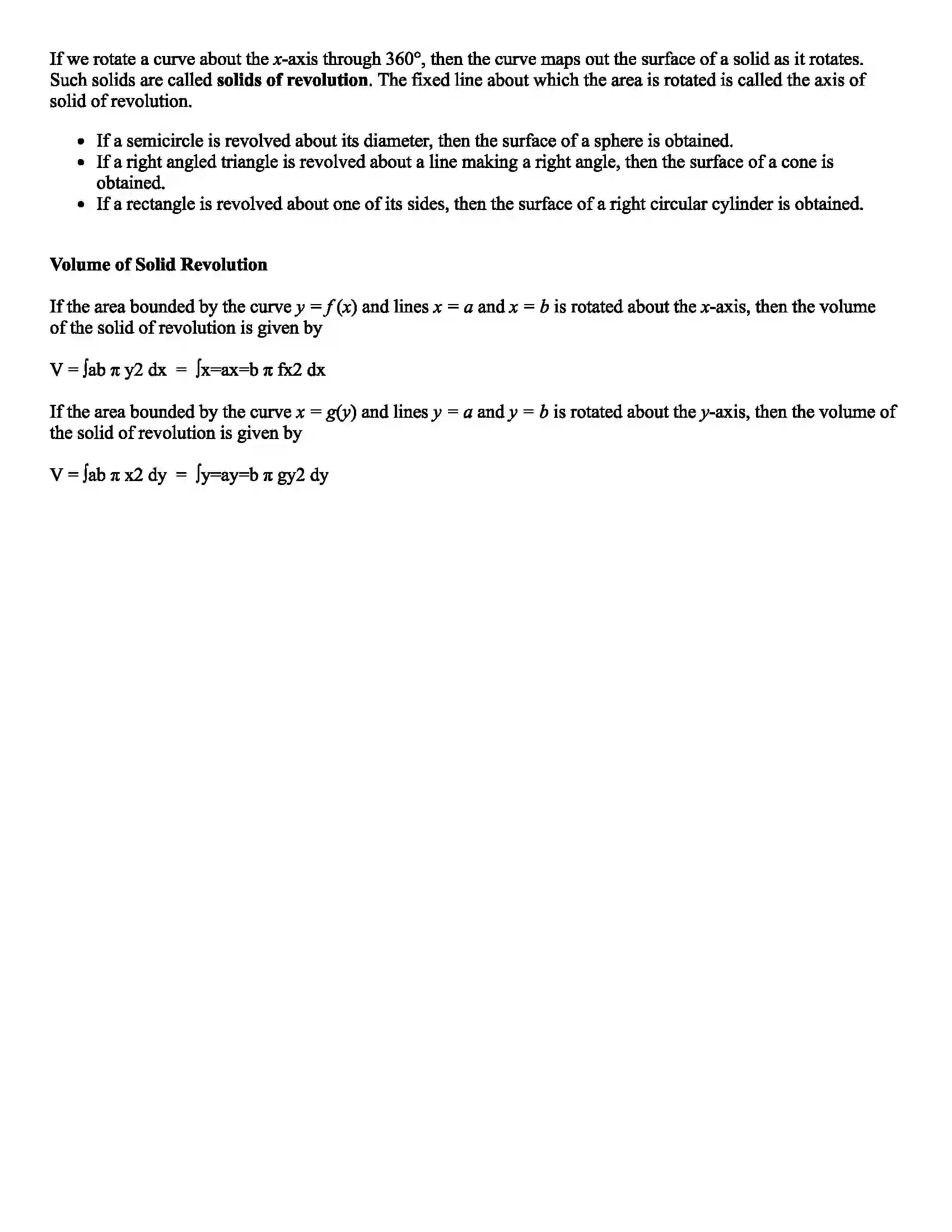 Maharashtra Board Class 12th Mathematics Part - II Application of Definite Integral Revision Note 4