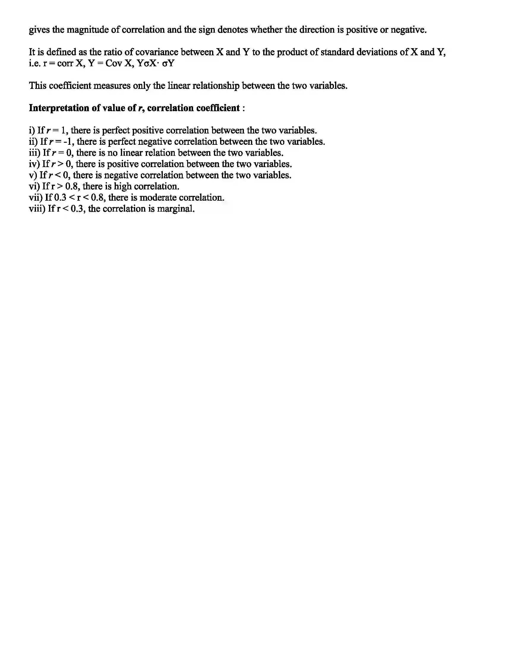 Maharashtra Board Class 12th Mathematics Part - II Bivariate Frequecy Distribution Revision Note 2