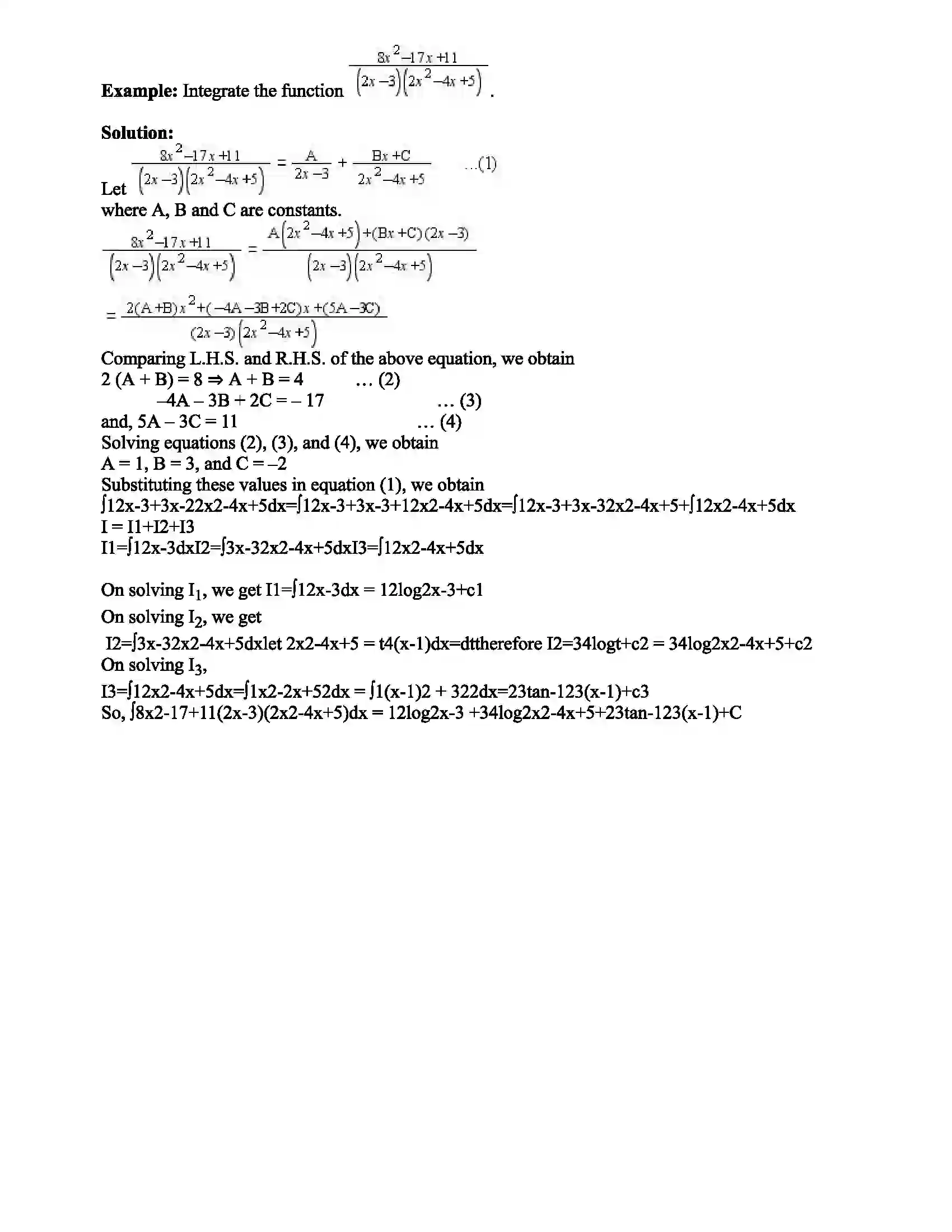 Maharashtra Board Class 12th Mathematics Part - II Integration Revision Note 3