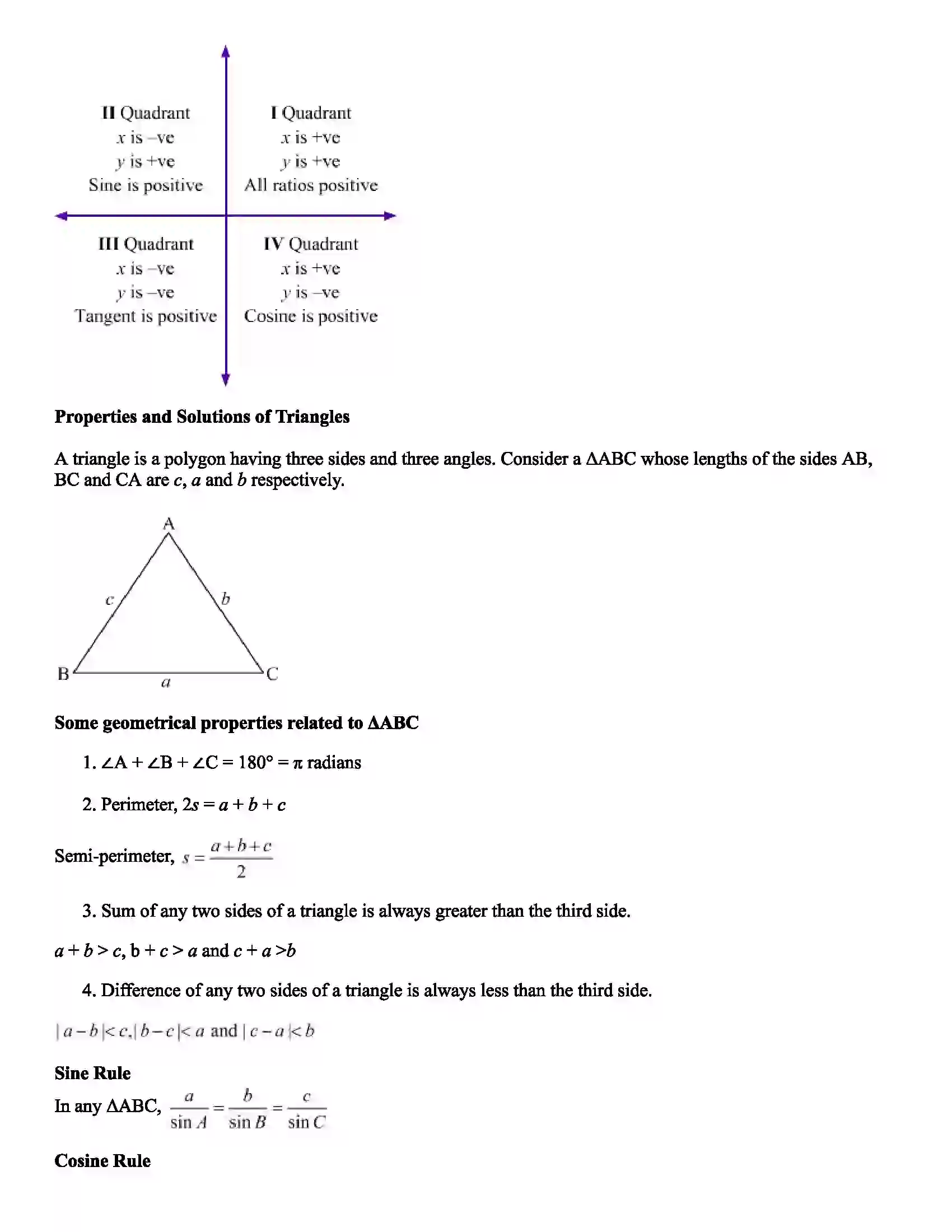Maharashtra Board Class 12th Mathematics Trigonometric Functions Revision Note 3