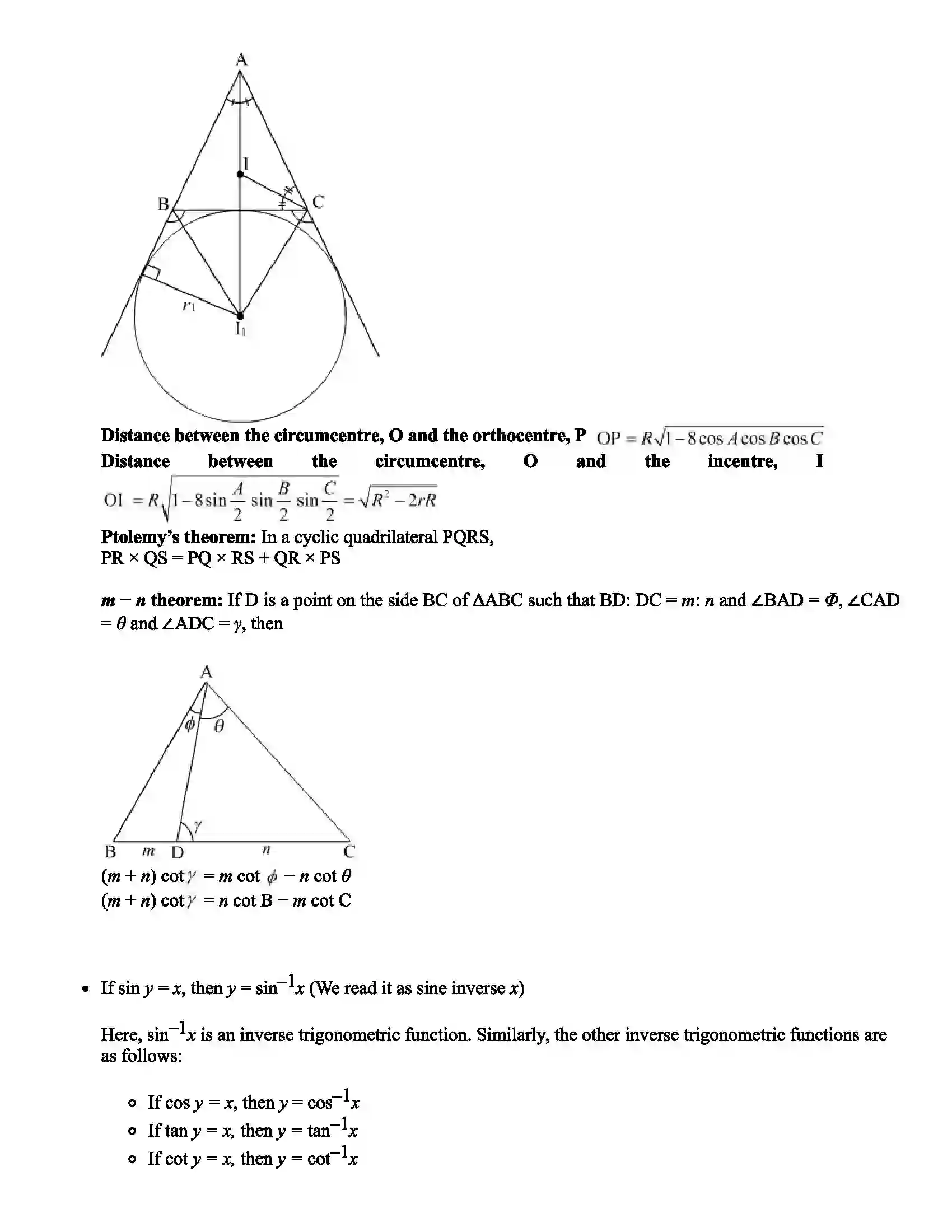 Maharashtra Board Class 12th Mathematics Trigonometric Functions Revision Note 7