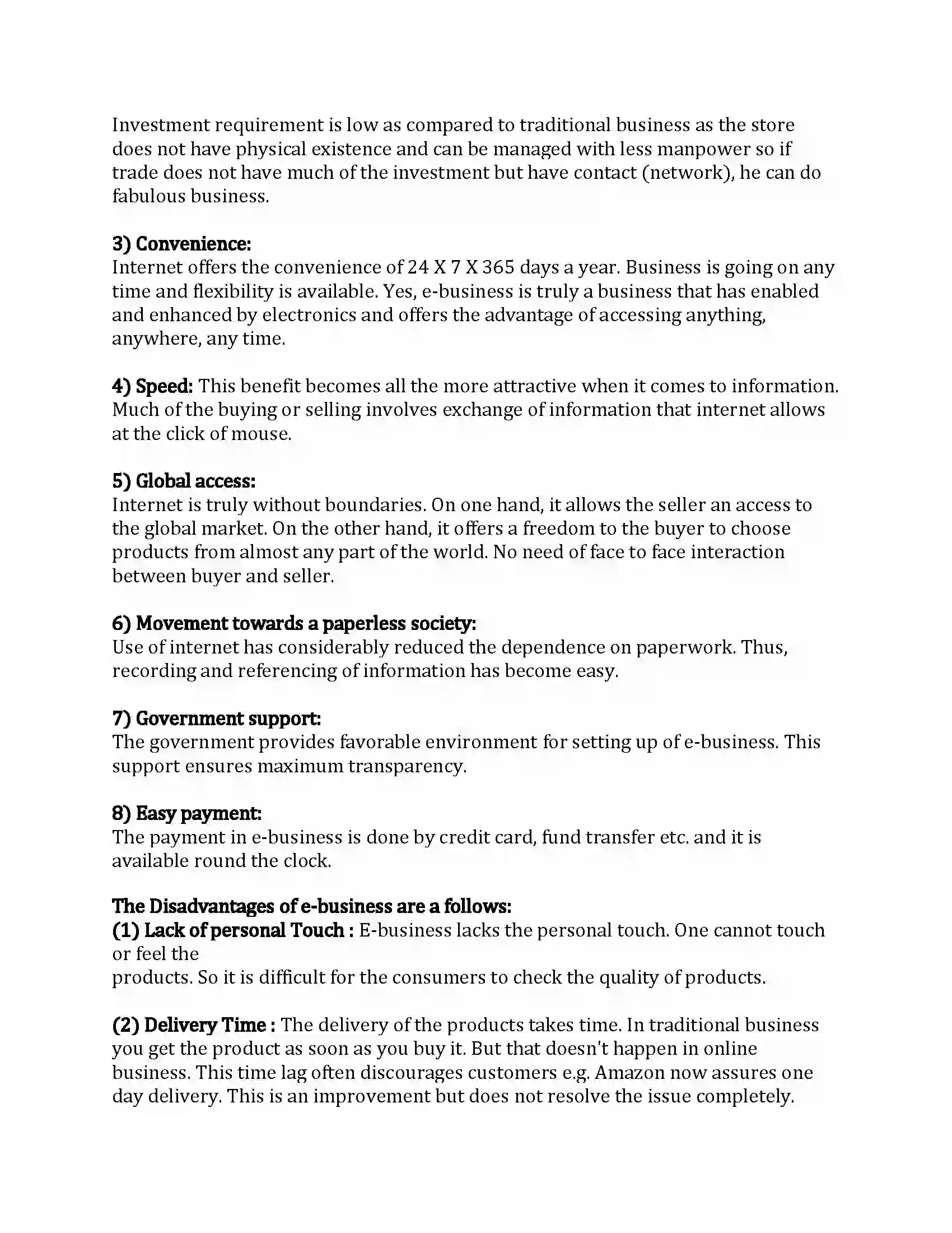 Maharashtra Board Class 12th Organization of Commerce & Management Emerging Modes of Business Revision Note 14