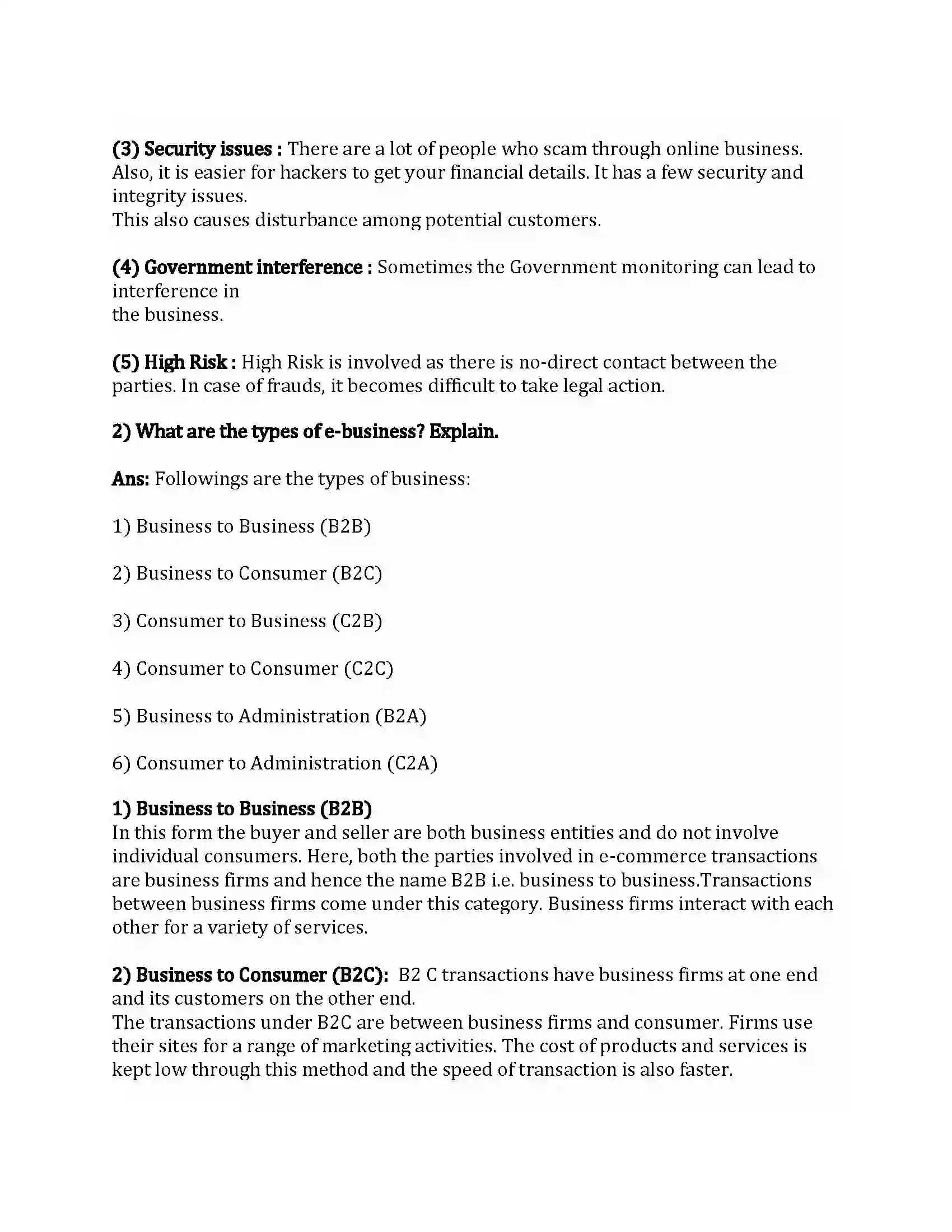 Maharashtra Board Class 12th Organization of Commerce & Management Emerging Modes of Business Revision Note 15