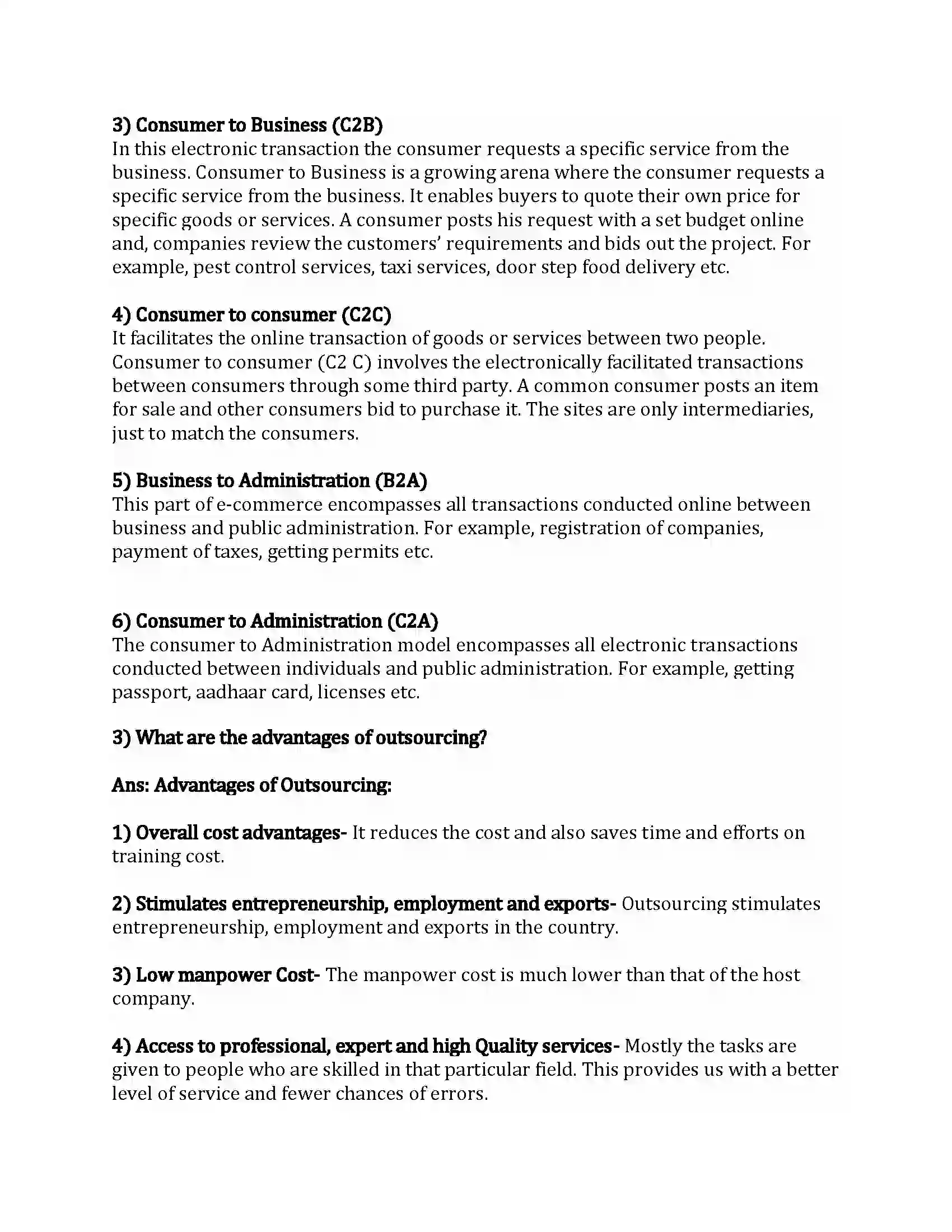 Maharashtra Board Class 12th Organization of Commerce & Management Emerging Modes of Business Revision Note 16