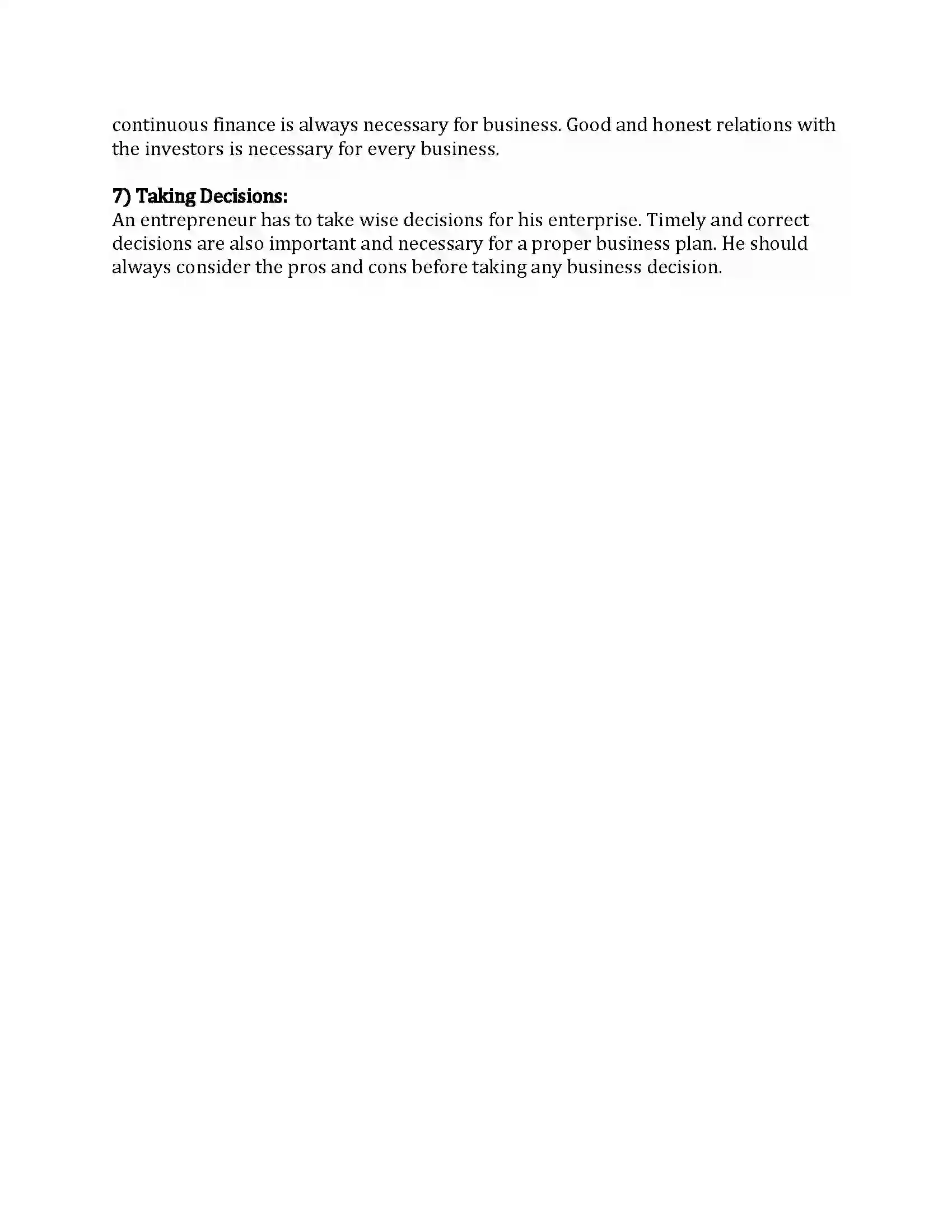 Maharashtra Board Class 12th Organization of Commerce & Management Entrepreneurship Development Revision Note 14