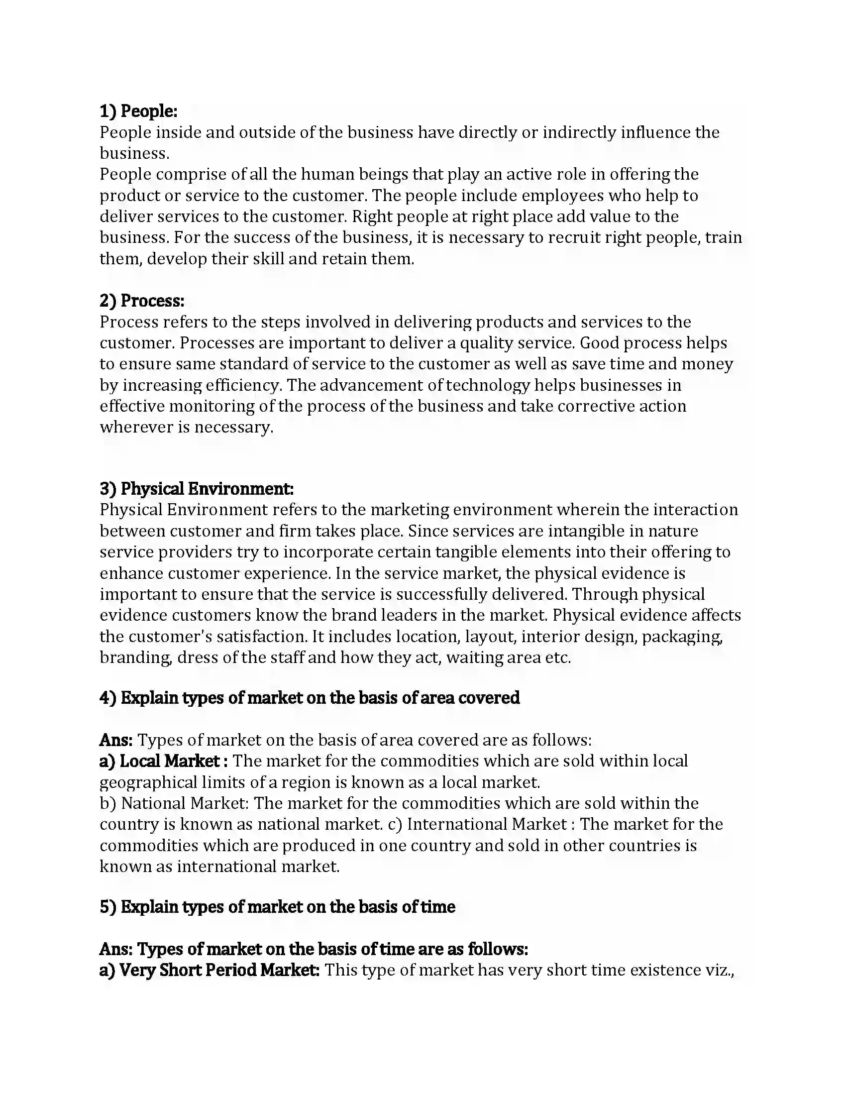 Maharashtra Board Class 12th Organization of Commerce & Management Marketing Revision Note 10