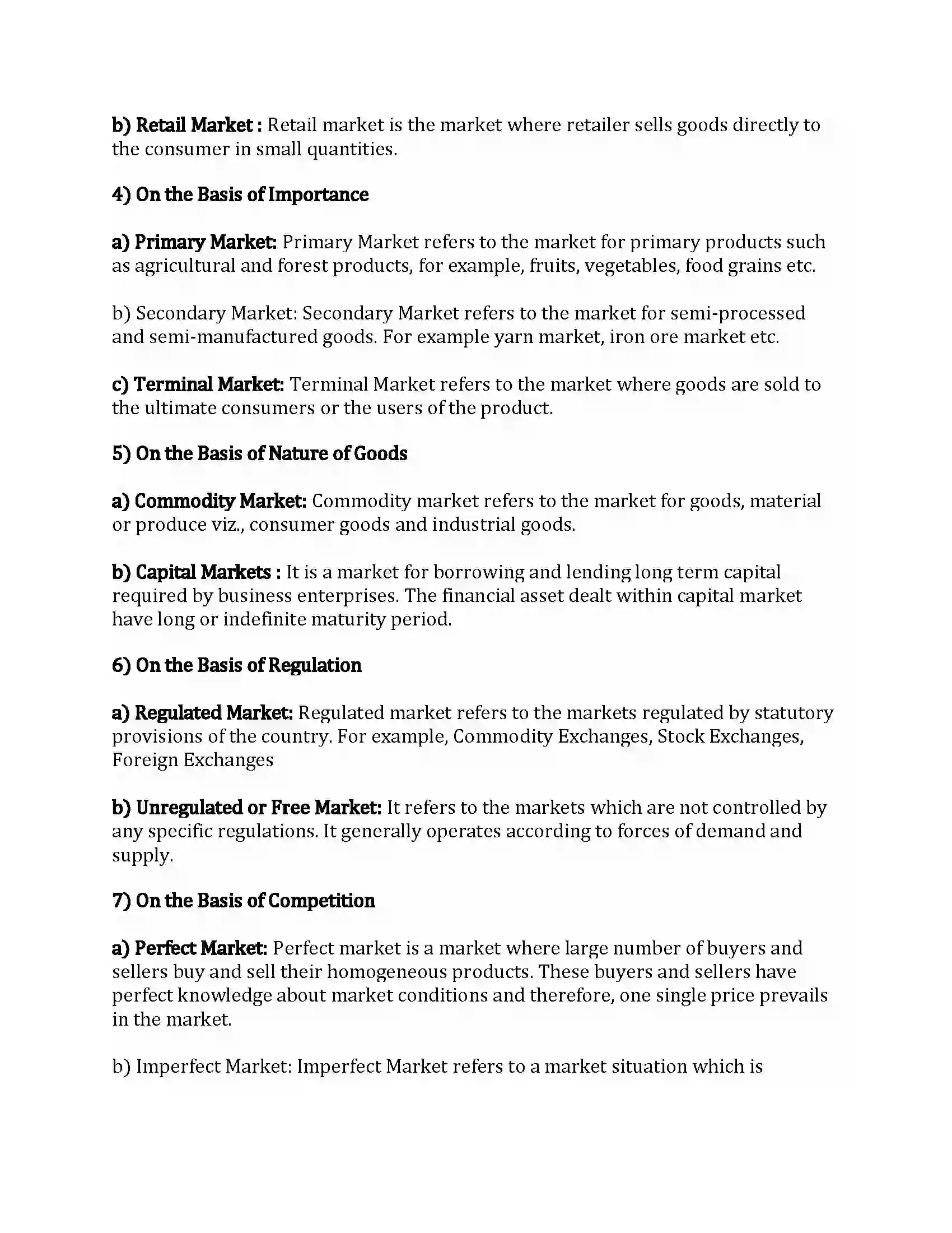 Maharashtra Board Class 12th Organization of Commerce & Management Marketing Revision Note 20