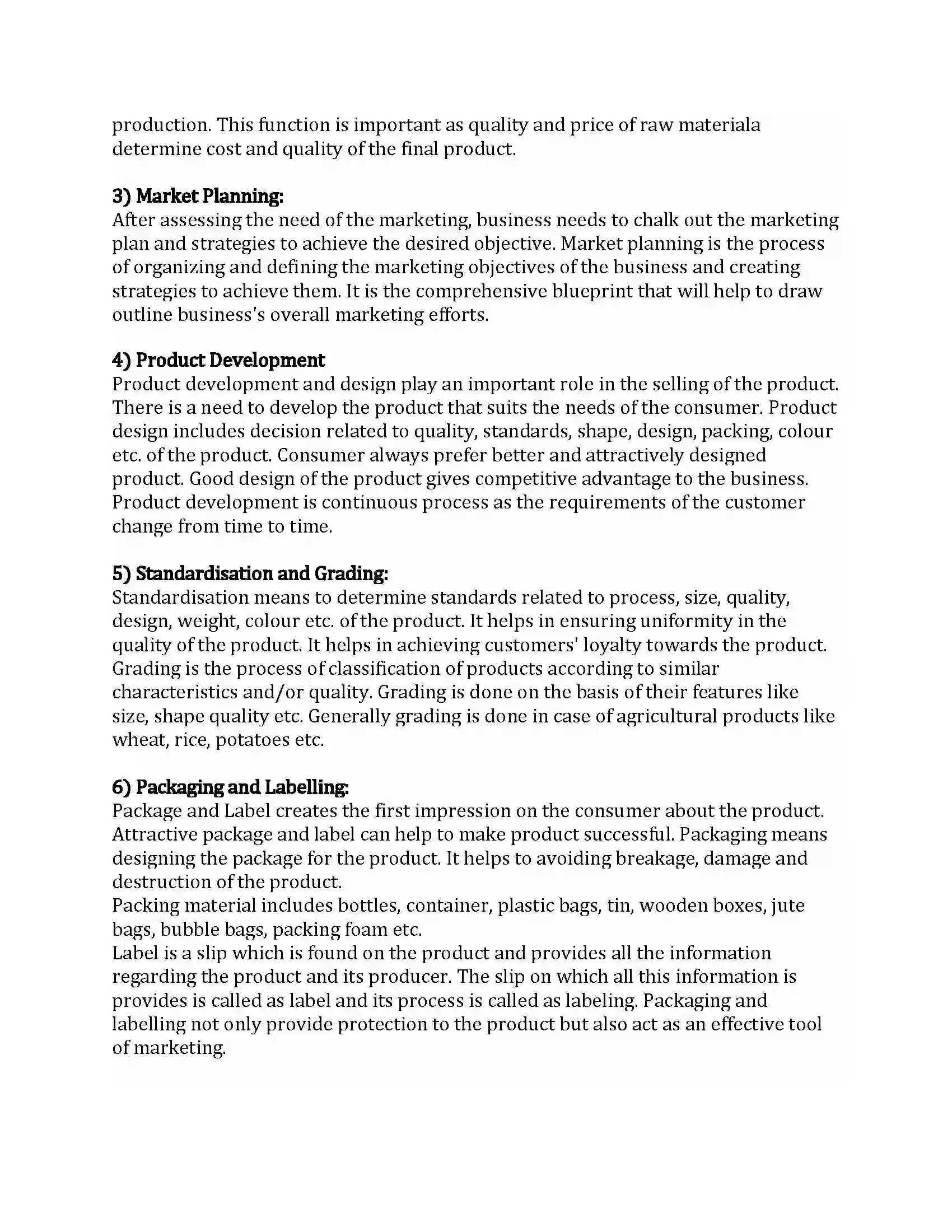Maharashtra Board Class 12th Organization of Commerce & Management Marketing Revision Note 23
