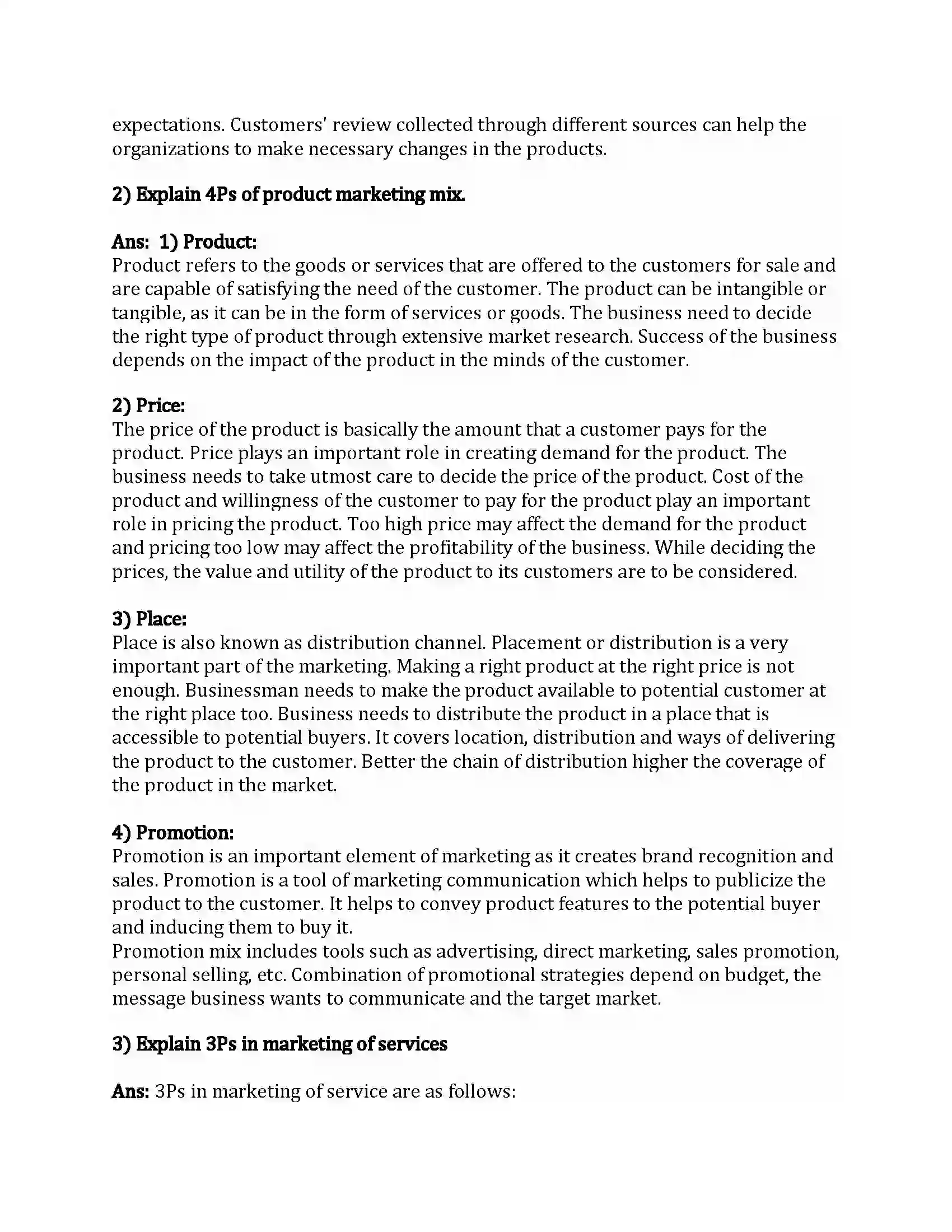 Maharashtra Board Class 12th Organization of Commerce & Management Marketing Revision Note 9