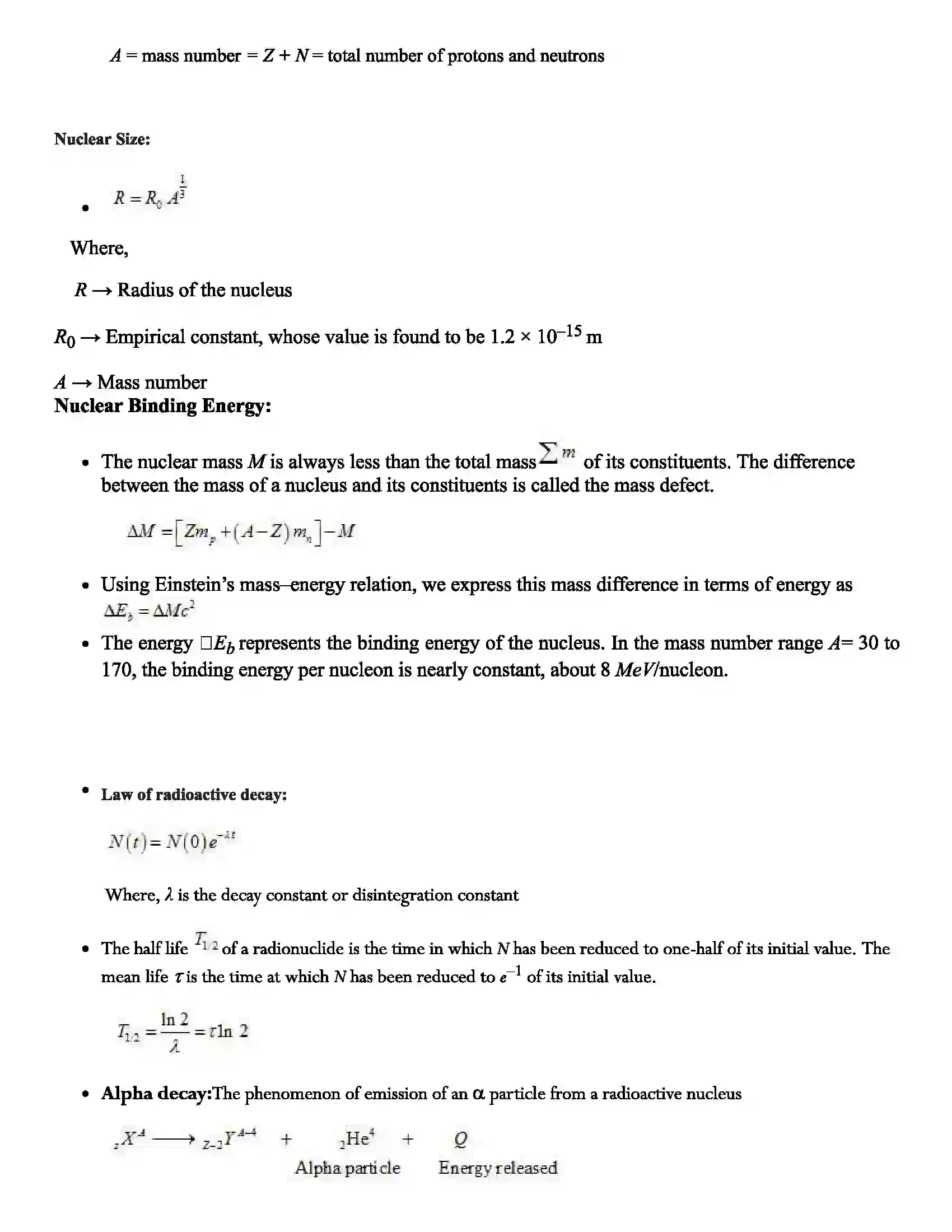 Maharashtra Board Class 12th Physics Atoms, Molecules and Nuclei Revision Note 4