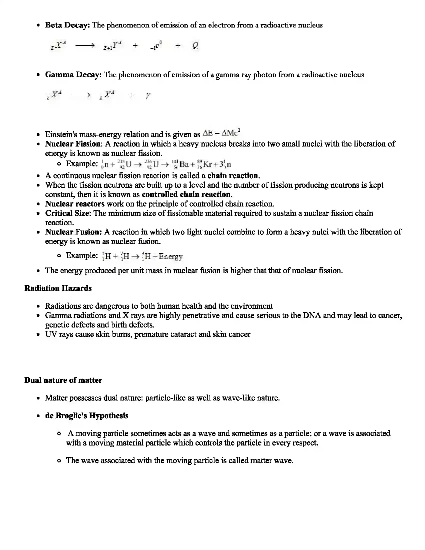Maharashtra Board Class 12th Physics Atoms, Molecules and Nuclei Revision Note 5