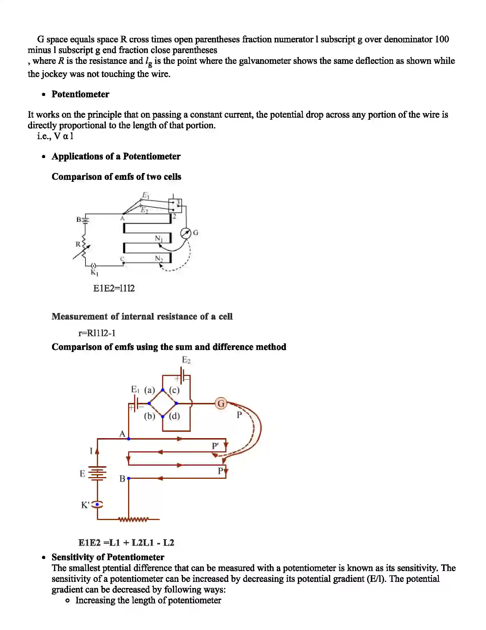 Maharashtra Board Class 12th Physics Current Electricity Revision Note 2