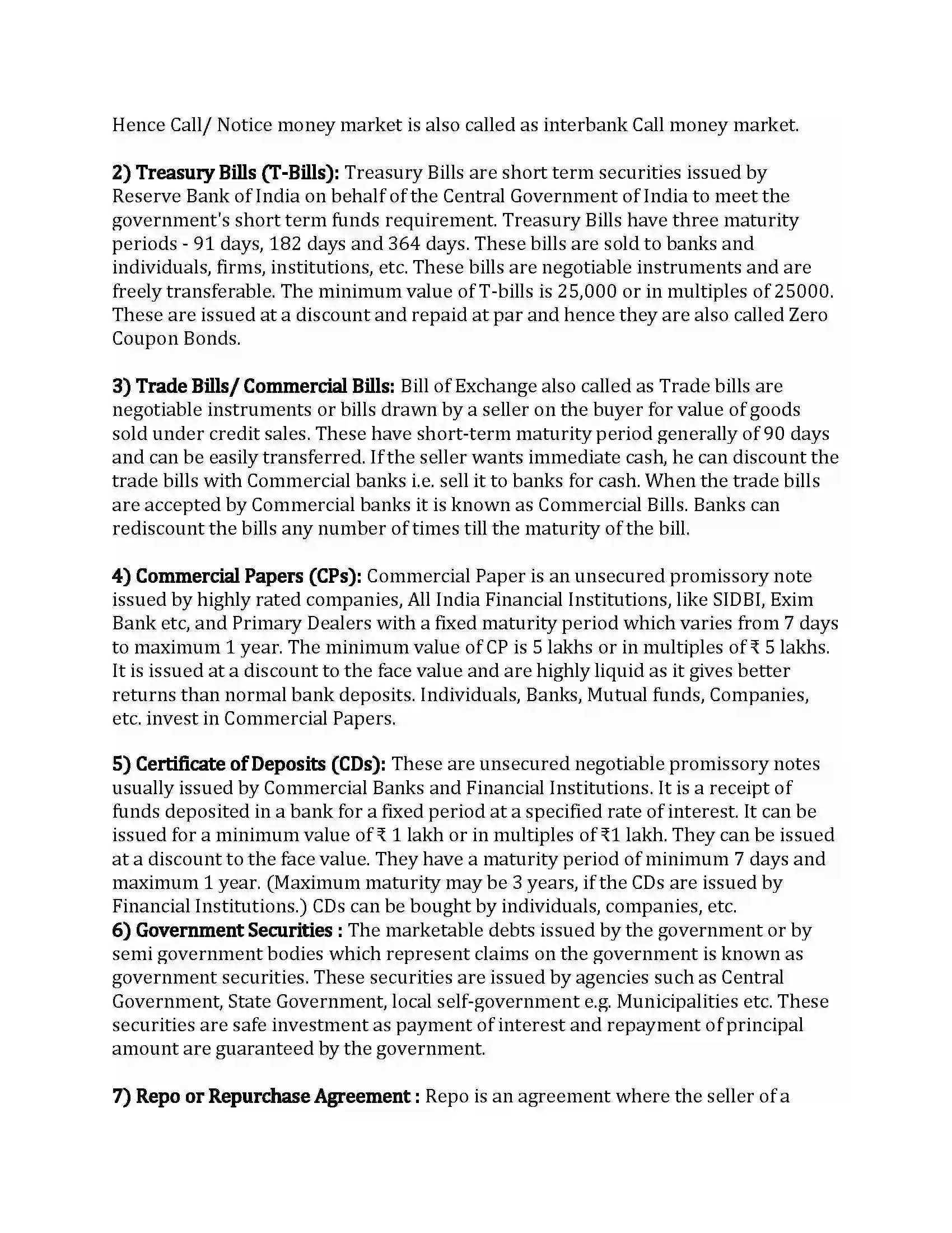Maharashtra Board Class 12th Secretarial Practice Financial Market Revision Note 19