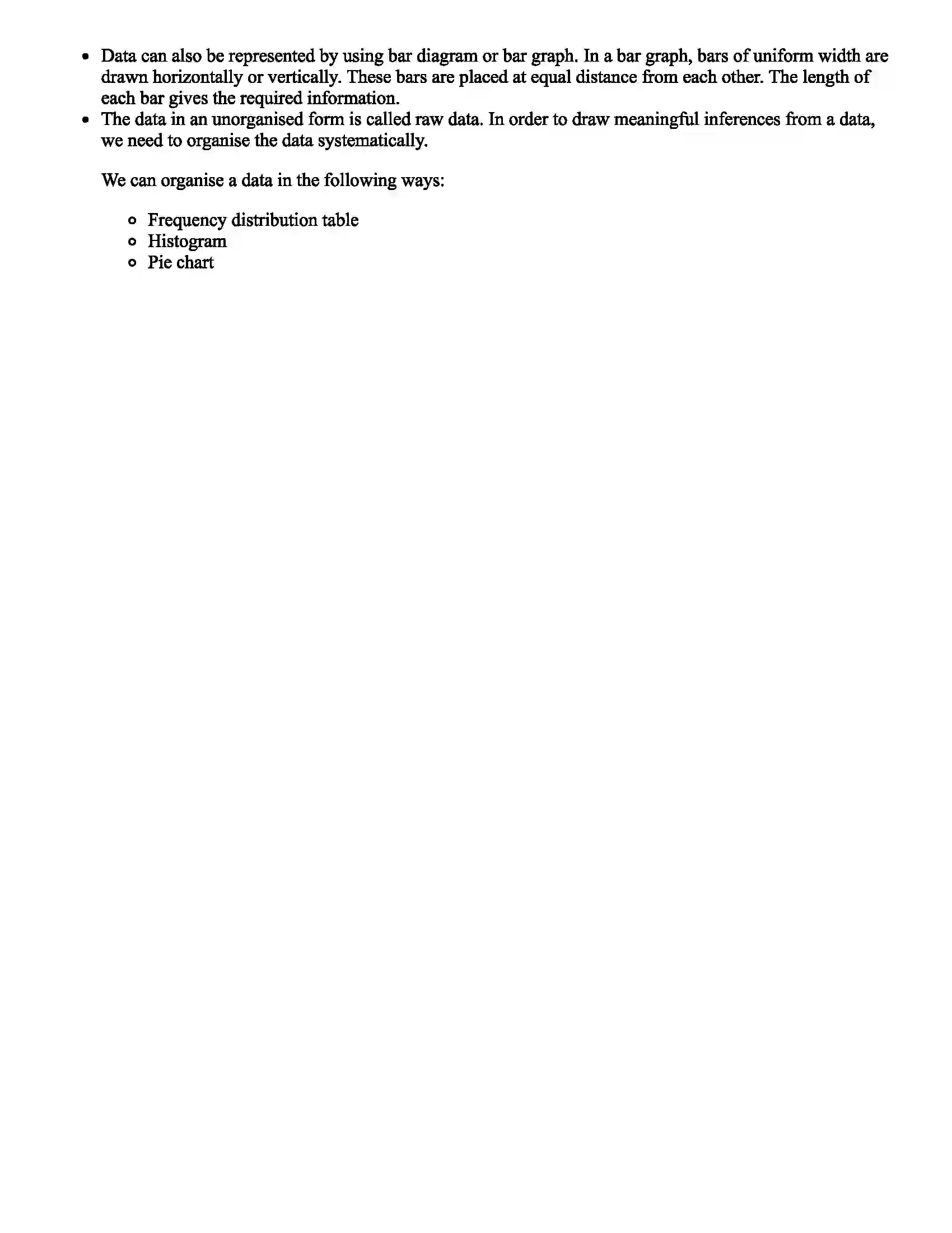 Maharashtra Board Class 7th Mathematics Statistics Revision Note 2