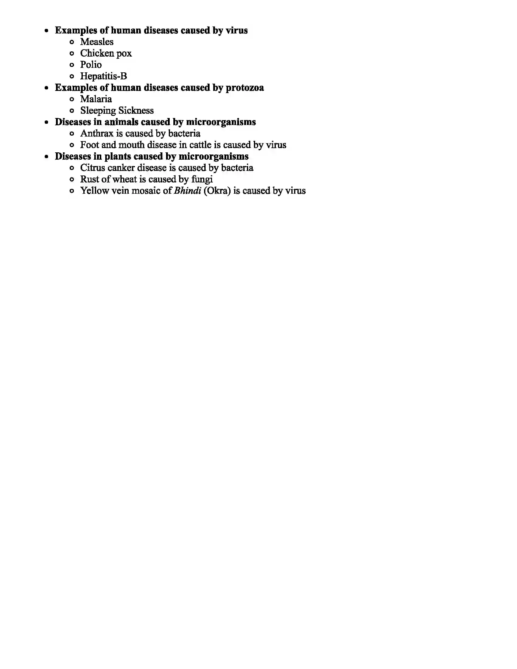 Maharashtra Board Class 7th Science Cell Structure and Micro-organisms Revision Note 9