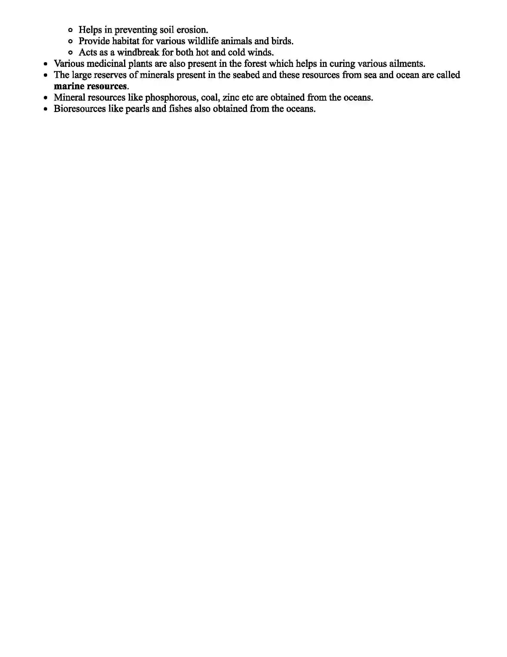 Maharashtra Board Class 7th Science Natural Resources Revision Note 3