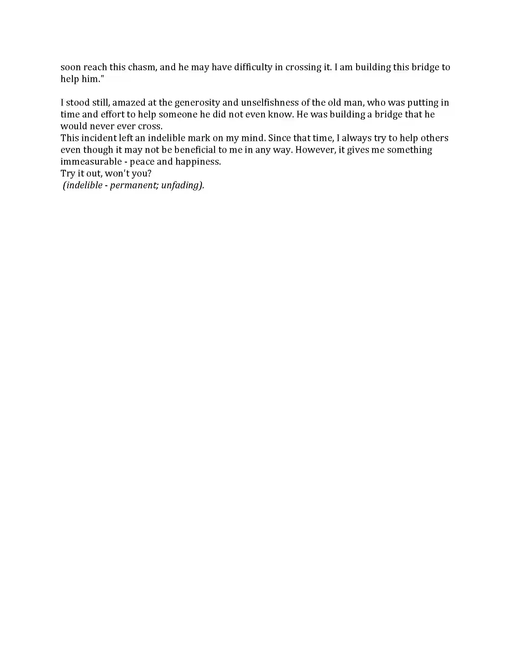 Maharashtra Board Class 8th English Bal Bharti 1.3 The pilgrim Revision Note 5