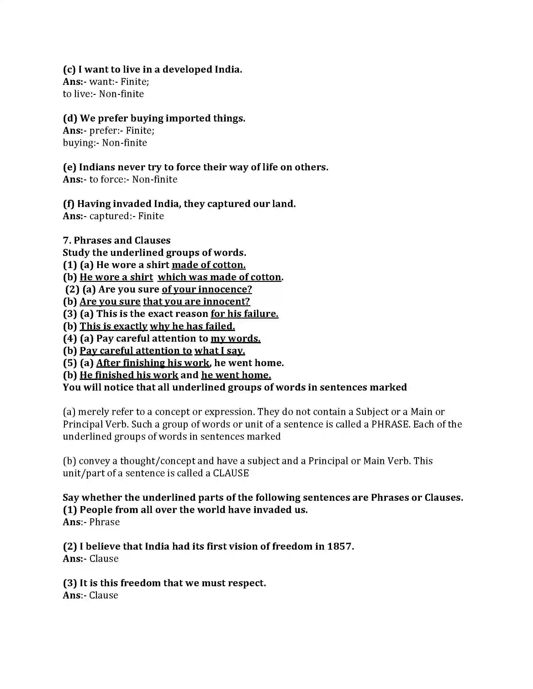Maharashtra Board Class 8th English Bal Bharti 2.4 Three Visions for India Revision Note 4