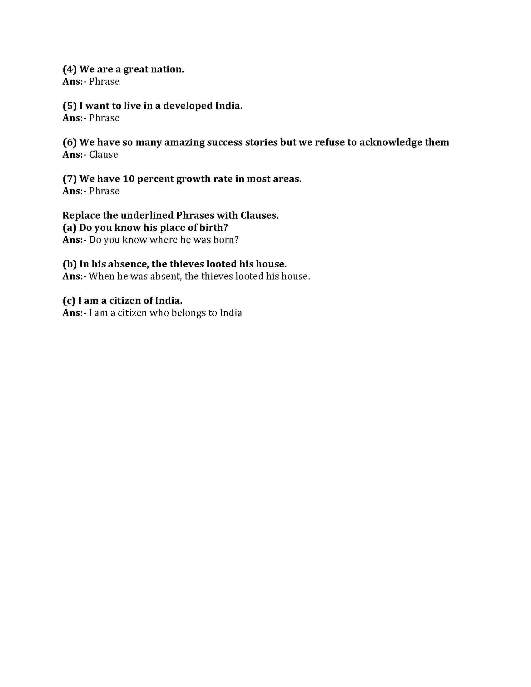 Maharashtra Board Class 8th English Bal Bharti 2.4 Three Visions for India Revision Note 5
