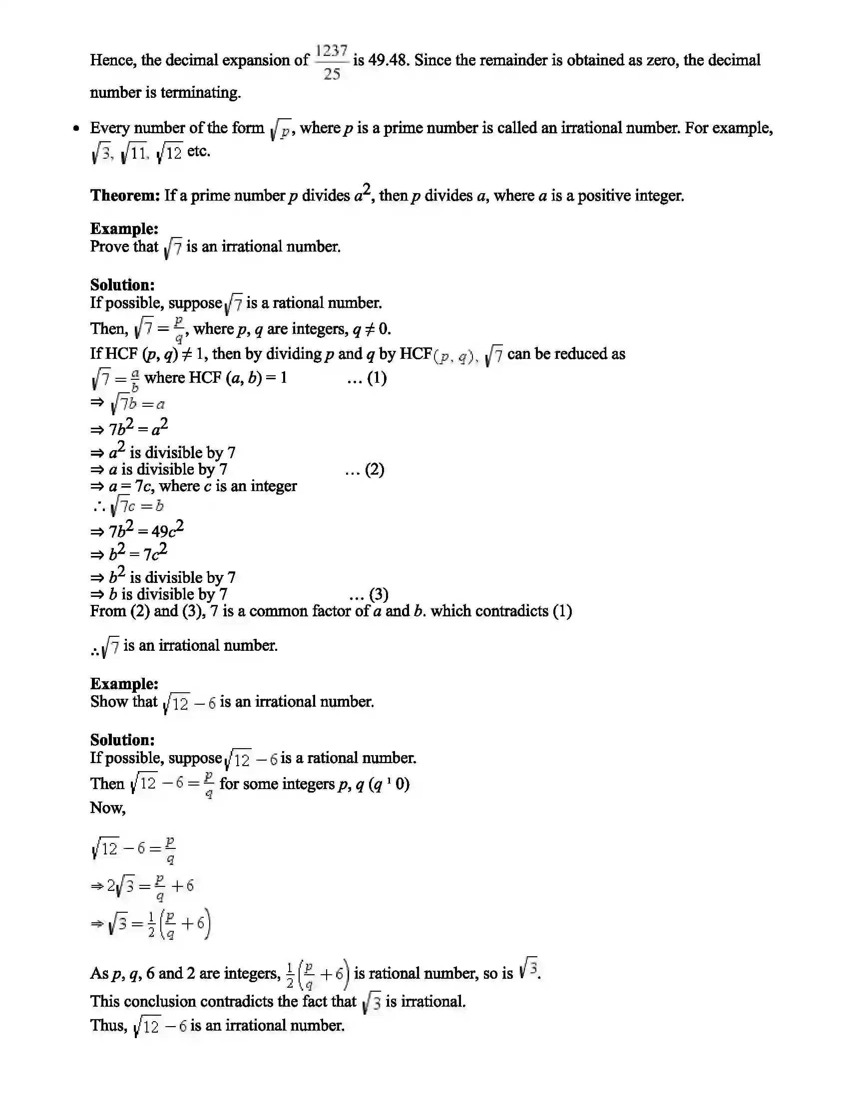 Maharashtra Board Class 8th Mathematics Rational and Irrational Number Revision Note 3