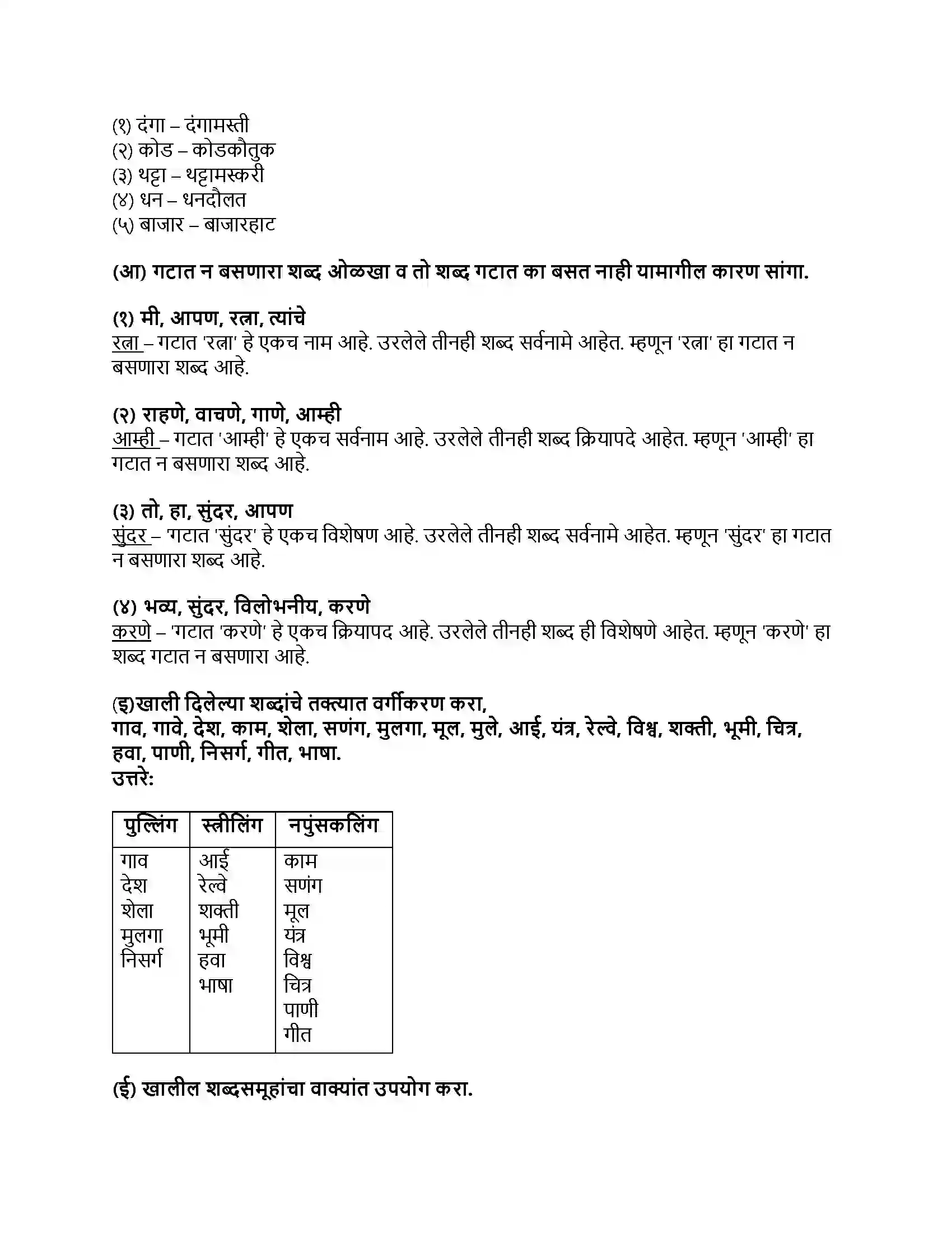 Maharashtra Board Class 8th मराठी बालभारती भाग - I माझ्या देशावर माझे प्रेम आहे Revision Note 3