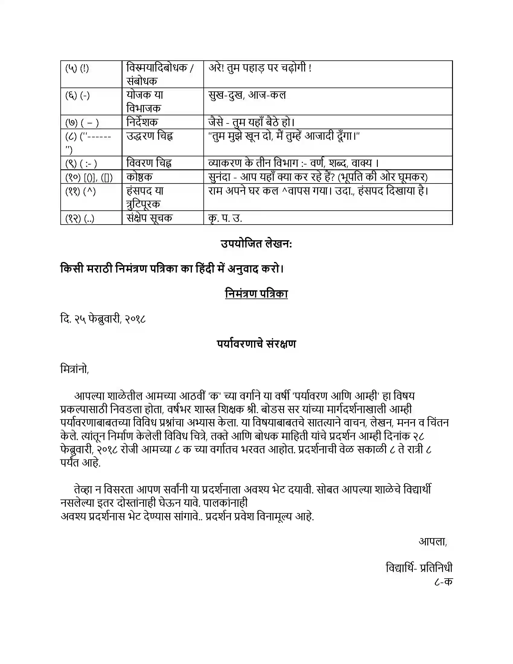 Maharashtra Board Class 8th हिंदी बालभारती (दूसरी इकाई) इनसान Revision Note 2