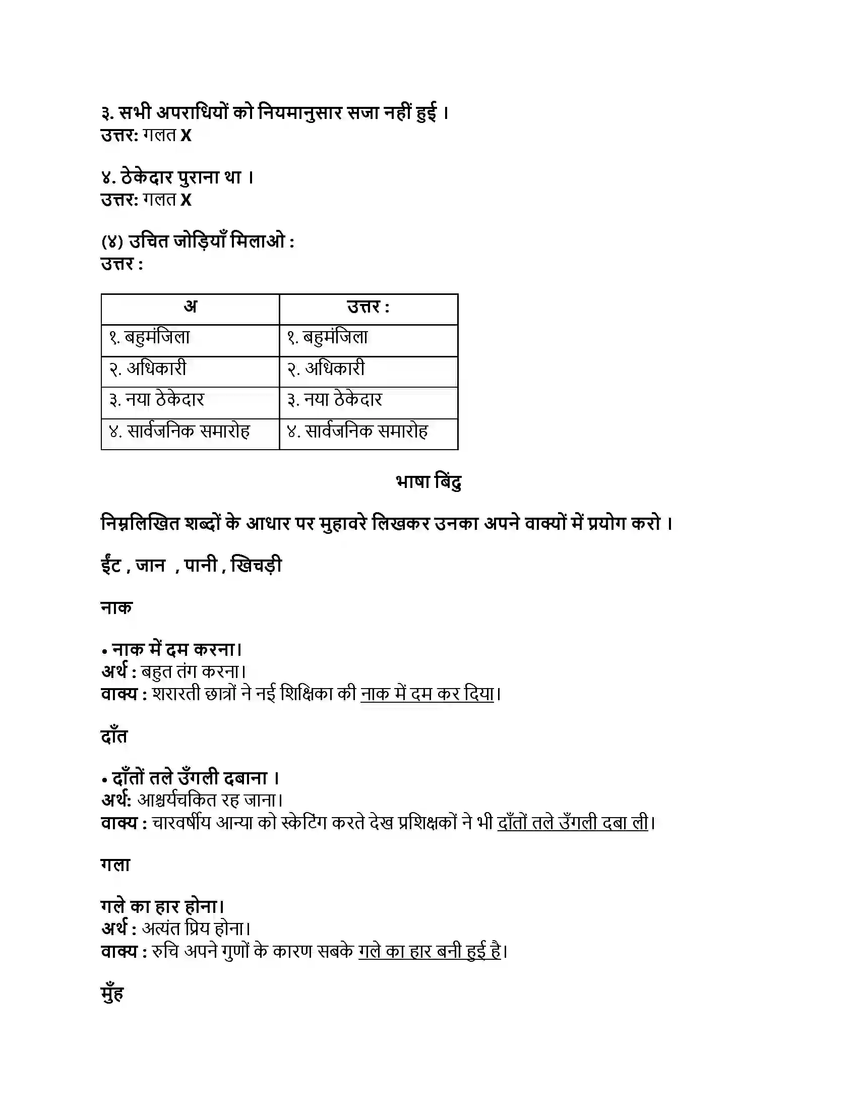 Maharashtra Board Class 8th हिंदी सुलभभारती (दूसरी इकाई) दो लघुकथाएँ Revision Note 2