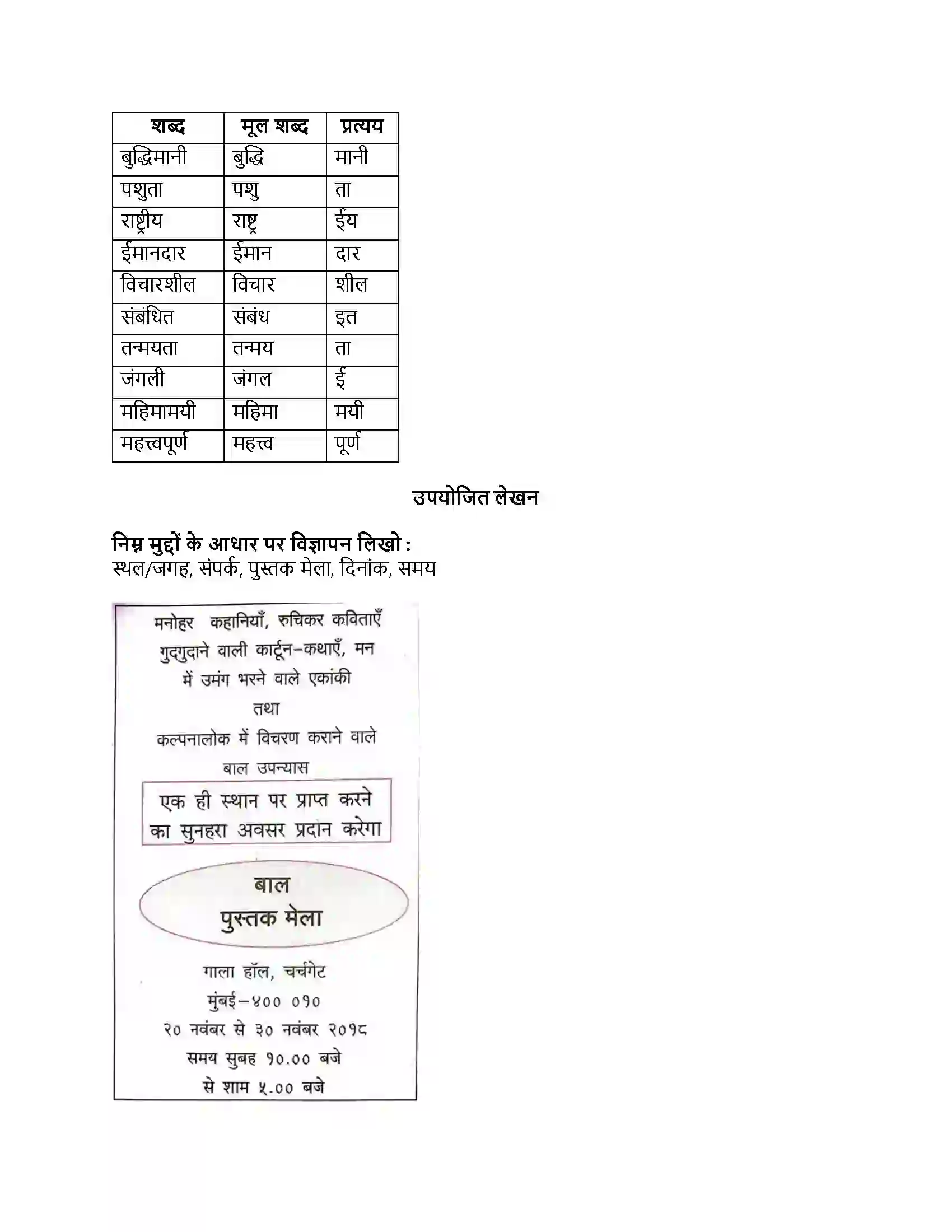 Maharashtra Board Class 8th हिंदी सुलभभारती (दूसरी इकाई) मेरा विद्रोह Revision Note 3