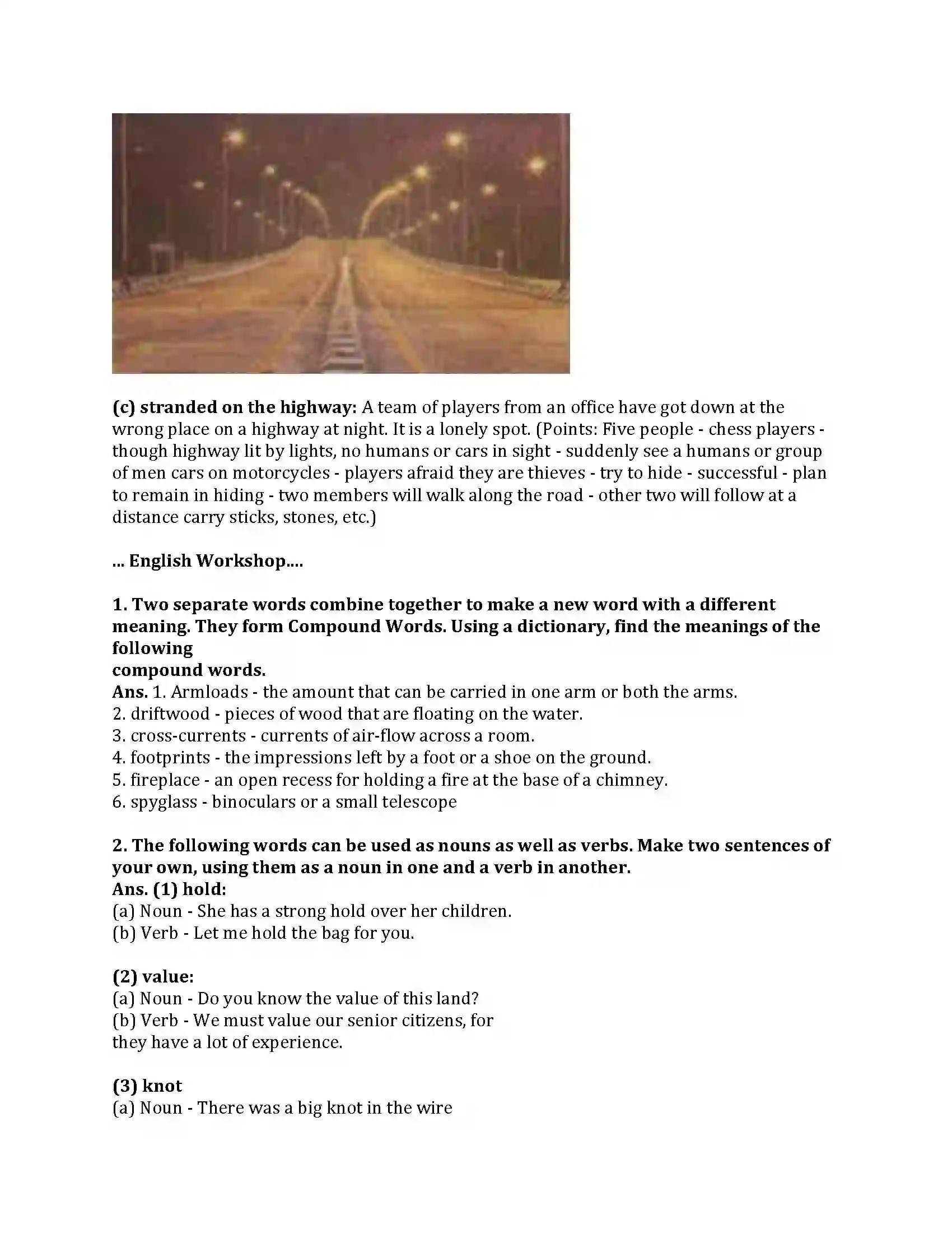 Maharashtra Board Class 9th English Kumar Bharati 1.2 A Synopsis - The Swiss Family Robinson Revision Note 3