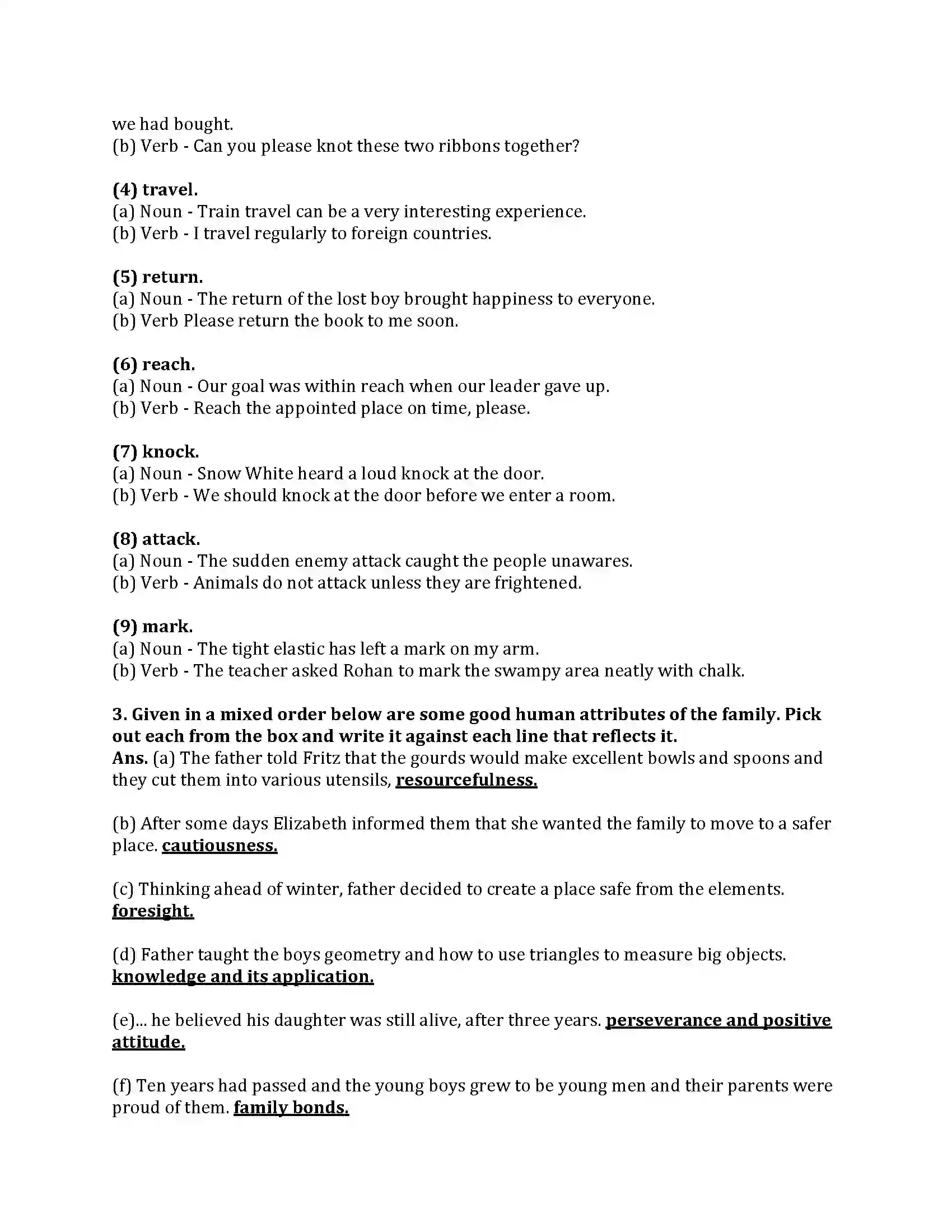 Maharashtra Board Class 9th English Kumar Bharati 1.2 A Synopsis - The Swiss Family Robinson Revision Note 4