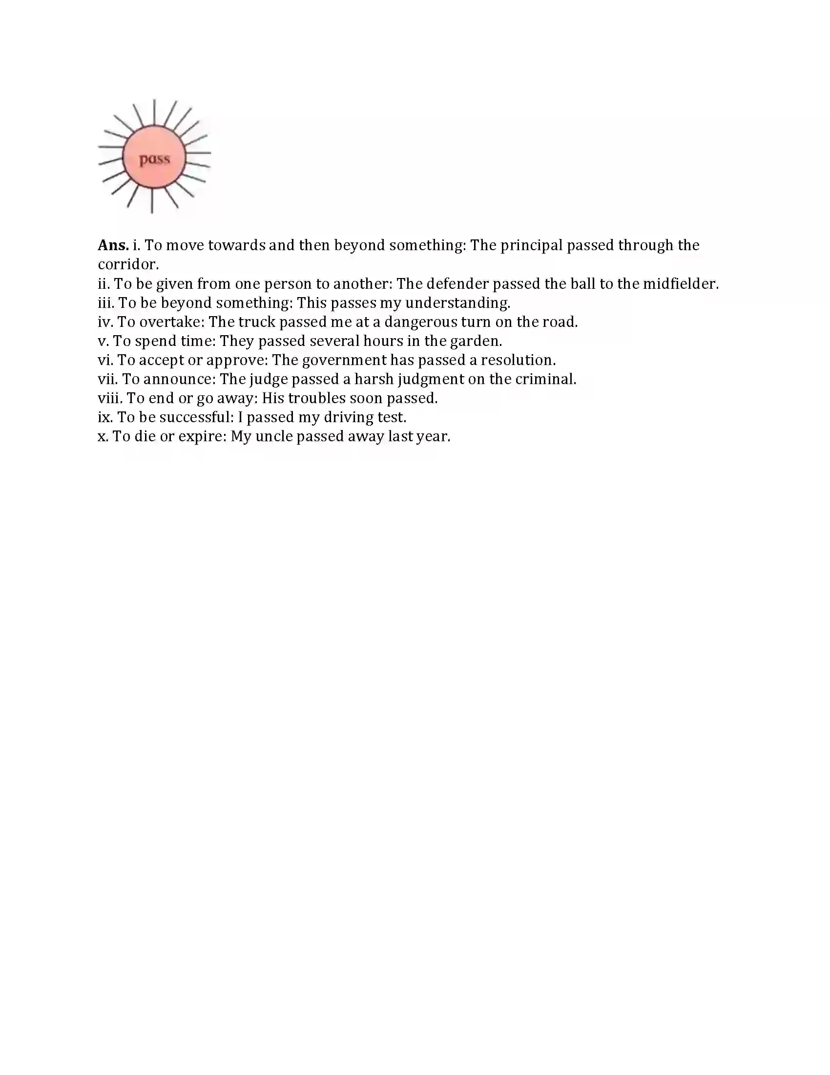 Maharashtra Board Class 9th English Kumar Bharati 1.4 Have you thought of the verb have Revision Note 4