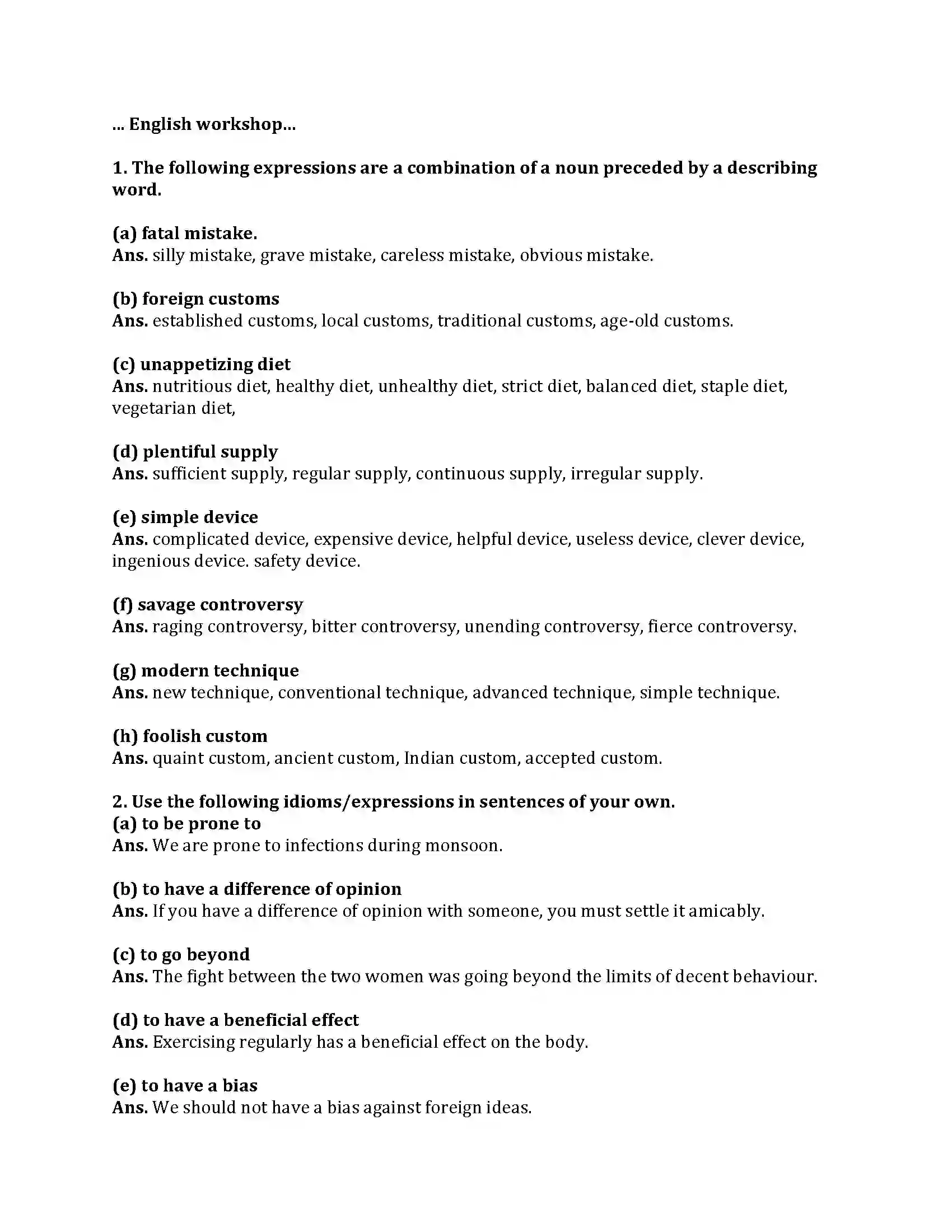 Maharashtra Board Class 9th English Kumar Bharati 4.3 Intellectual Rubbish Revision Note 2
