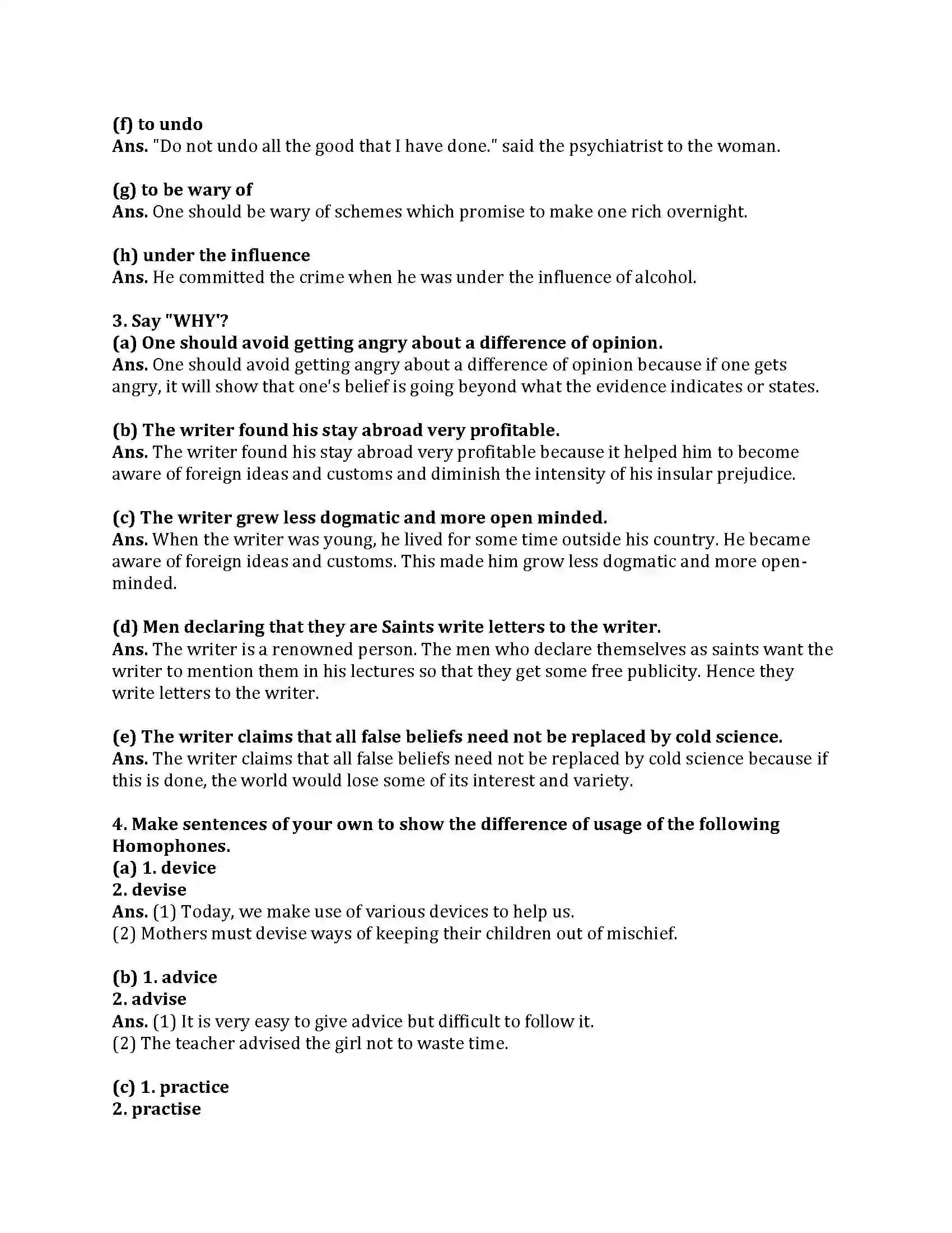 Maharashtra Board Class 9th English Kumar Bharati 4.3 Intellectual Rubbish Revision Note 3