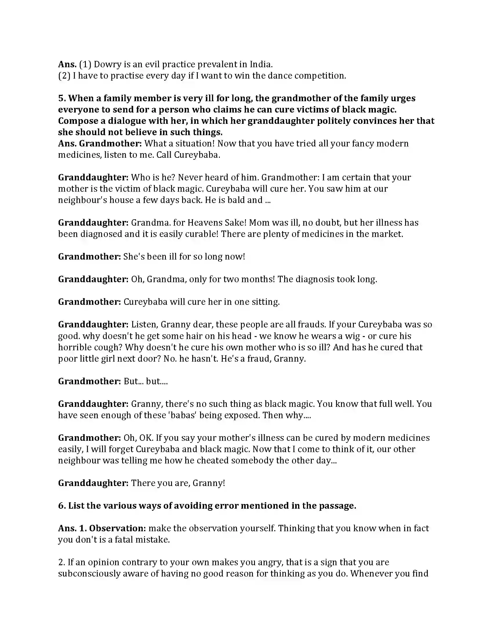 Maharashtra Board Class 9th English Kumar Bharati 4.3 Intellectual Rubbish Revision Note 4