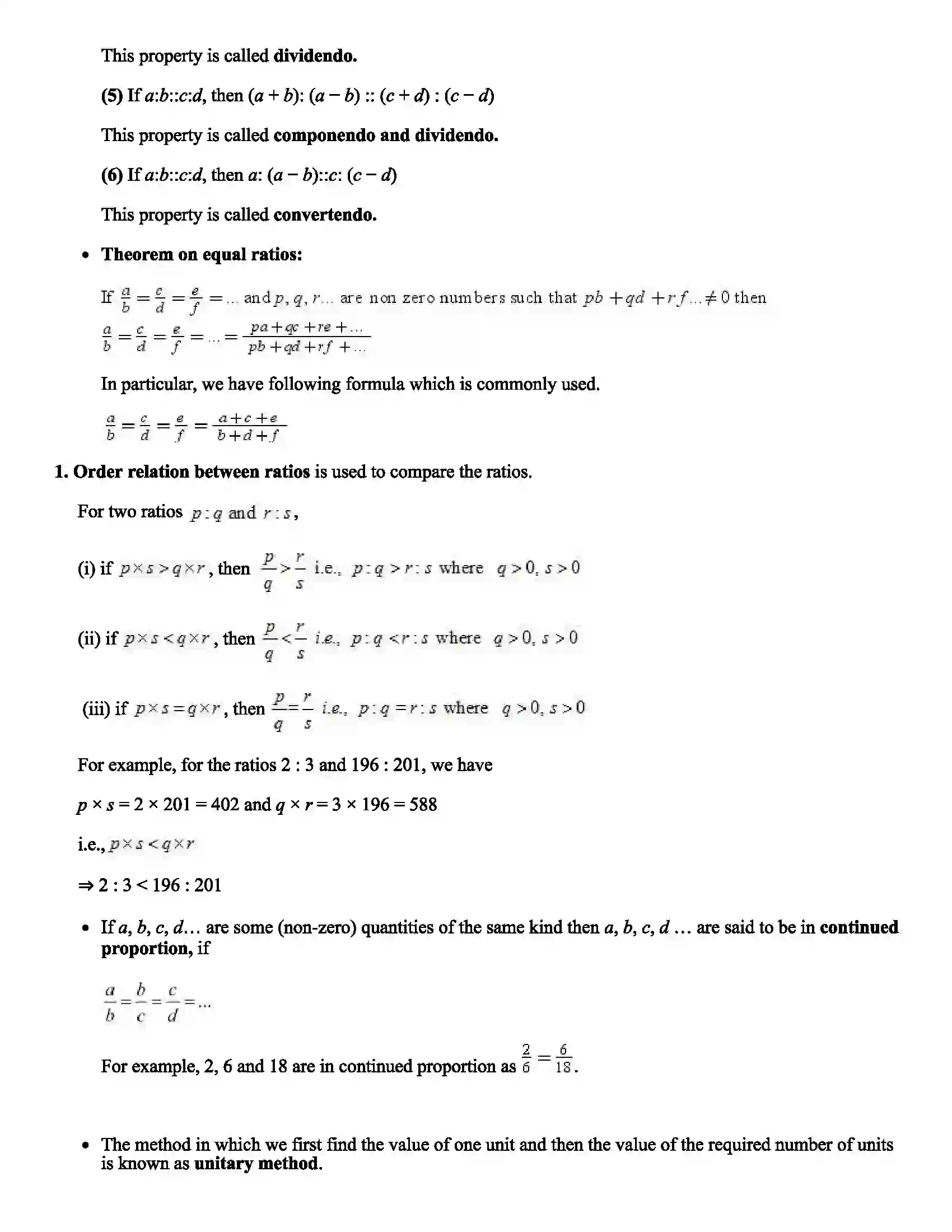 Maharashtra Board Class 9th Mathematics Ratio, Proportion and Variation Revision Note 3