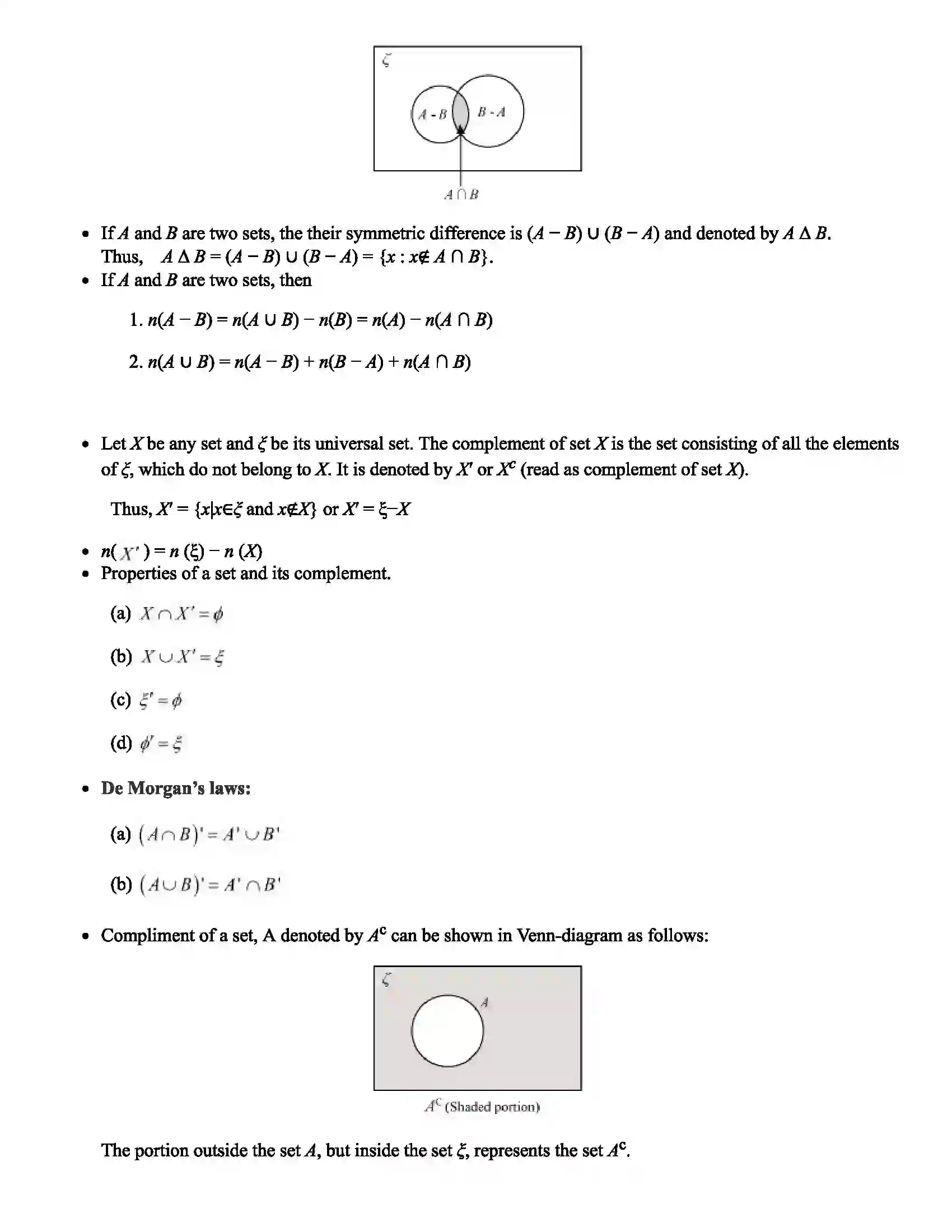 Maharashtra Board Class 9th Mathematics Sets Revision Note 6