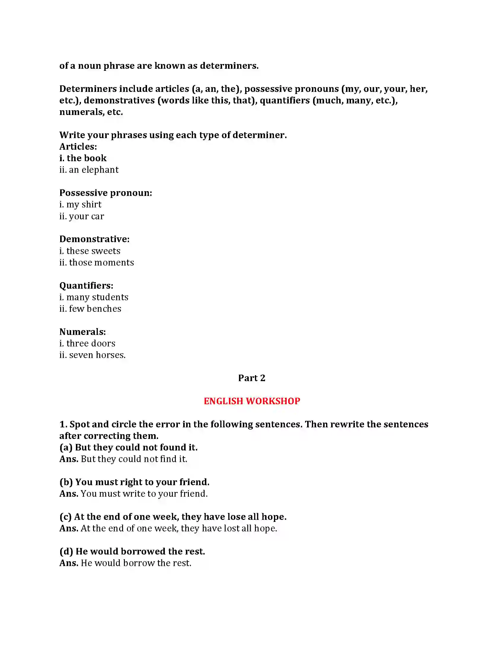 Maharashtra Board Class 9th My English Course Book 1.5 The Necklace Revision Note 4