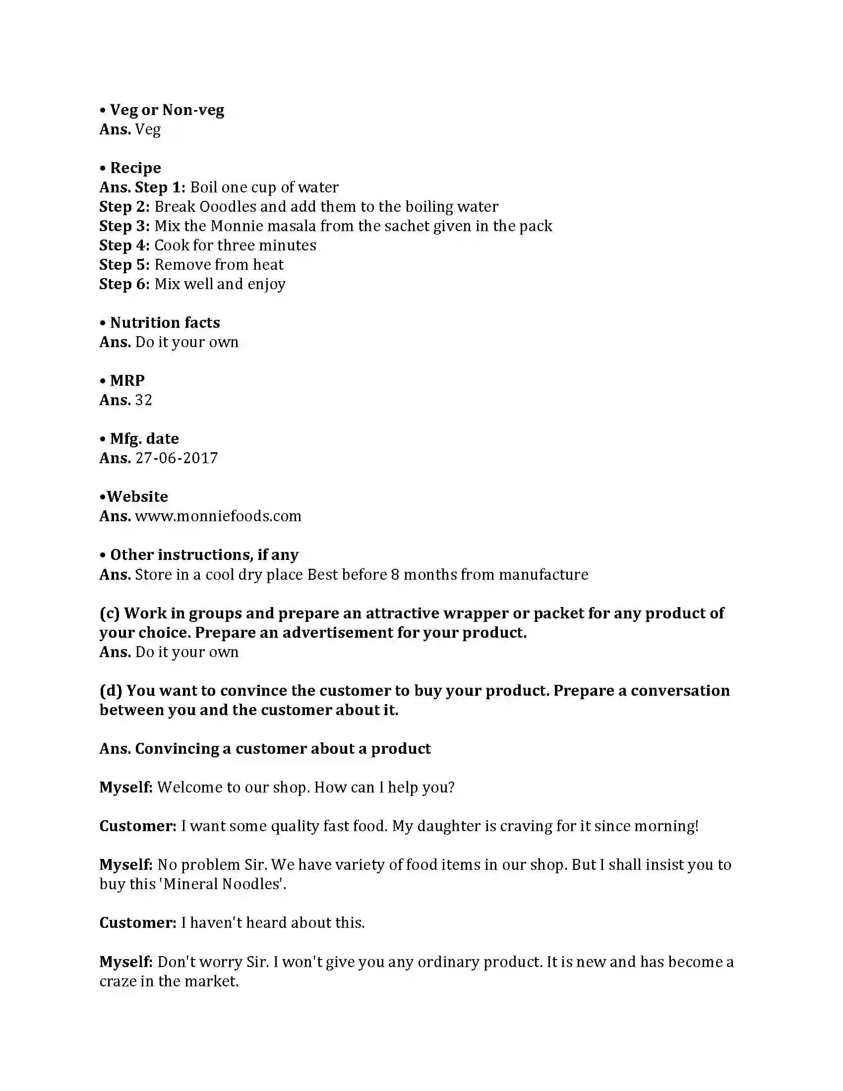 Maharashtra Board Class 9th My English Course Book 3.4 Think Before You Speak! Revision Note 7