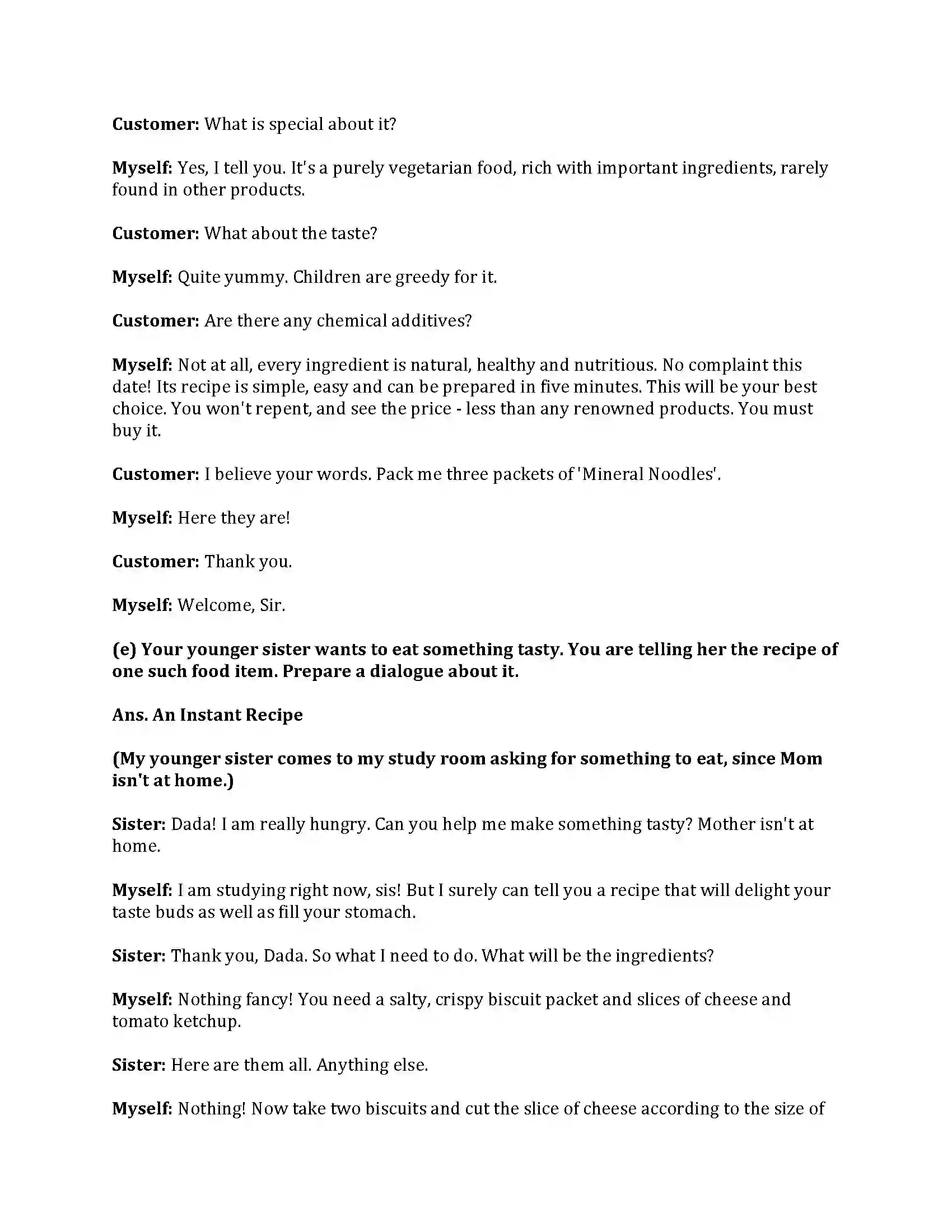 Maharashtra Board Class 9th My English Course Book 3.4 Think Before You Speak! Revision Note 8