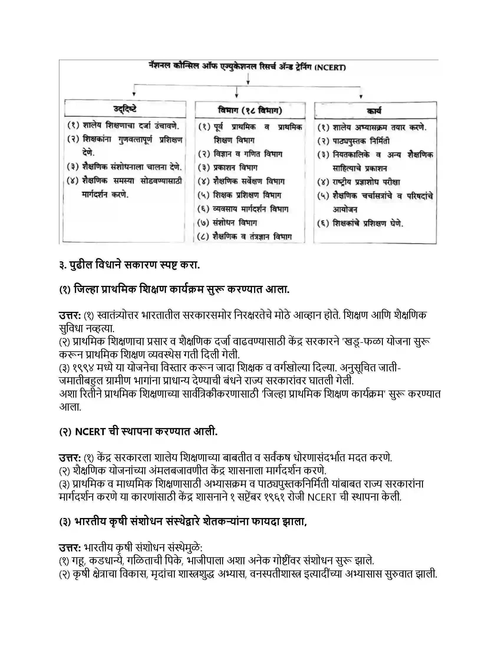Maharashtra Board Class 9th इतिहास शैक्षणिक वाटचाल Revision Note 2
