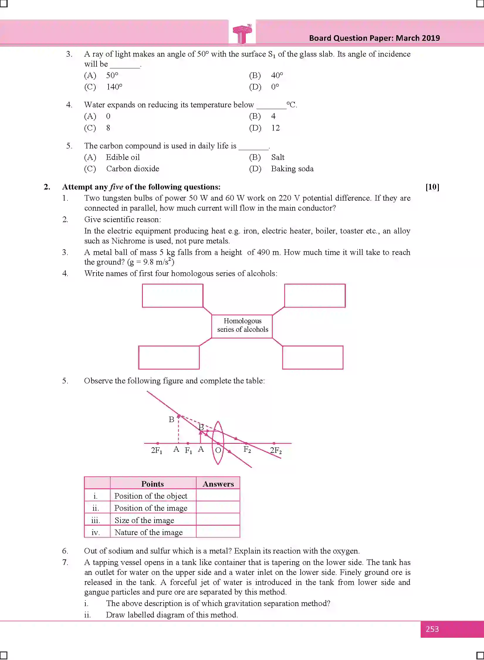 Maharashtra Board Class 10th 2025 Science Sample Paper 2