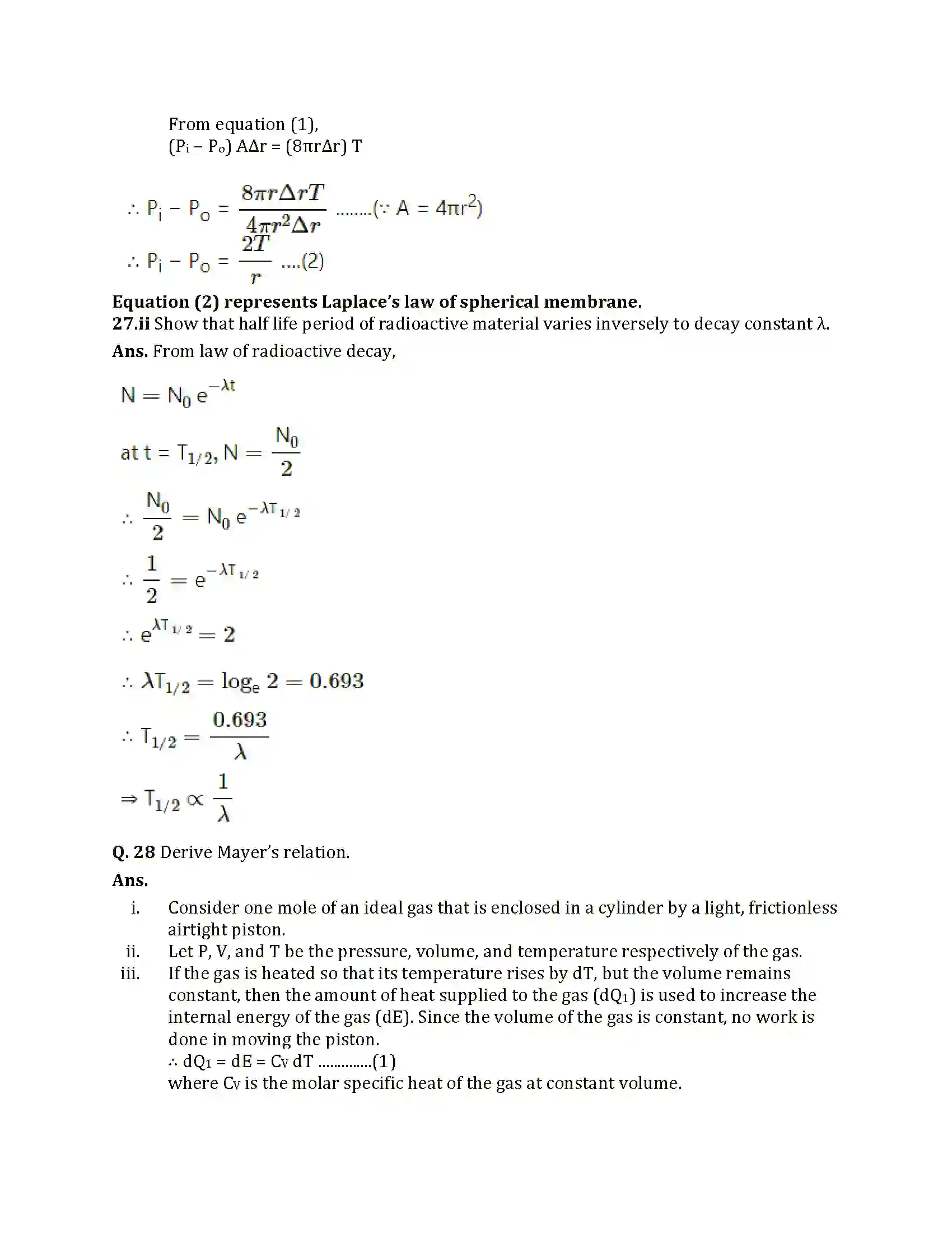 Maharashtra Board Class 12th 2021 Physics Sample Paper 24