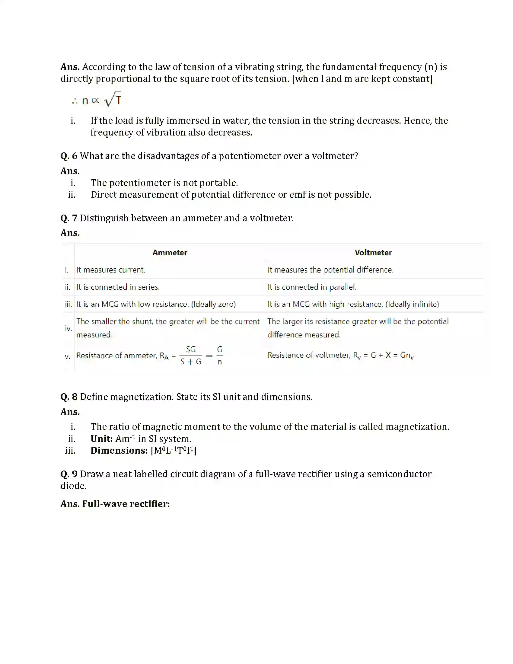 Maharashtra Board Class 12th 2021 Physics Sample Paper 6