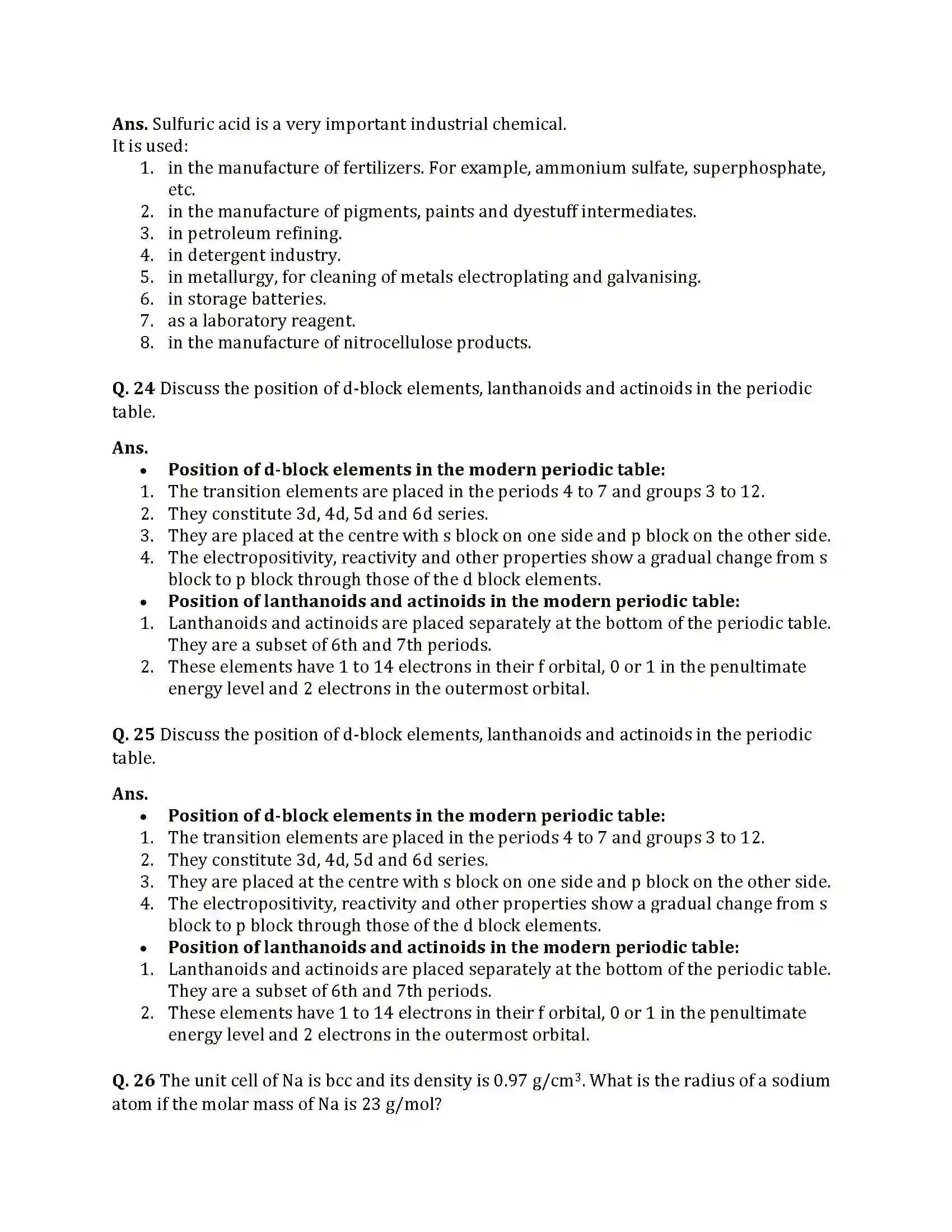 Maharashtra Board Class 12th 2021 Chemistry Sample Paper 14