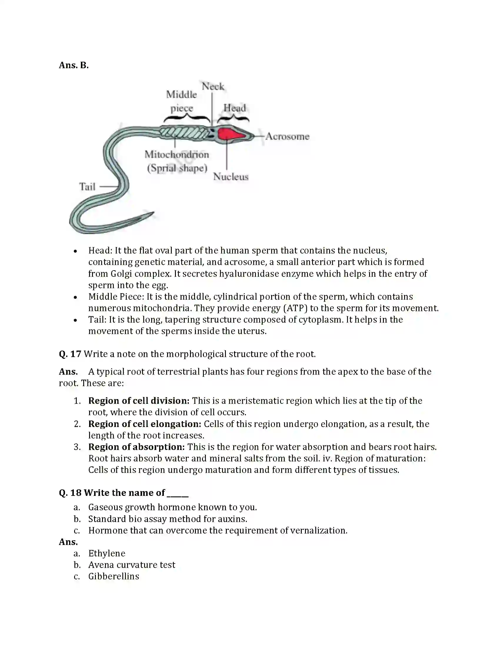 Maharashtra Board Class 12th 2021 Biology Sample Paper 8
