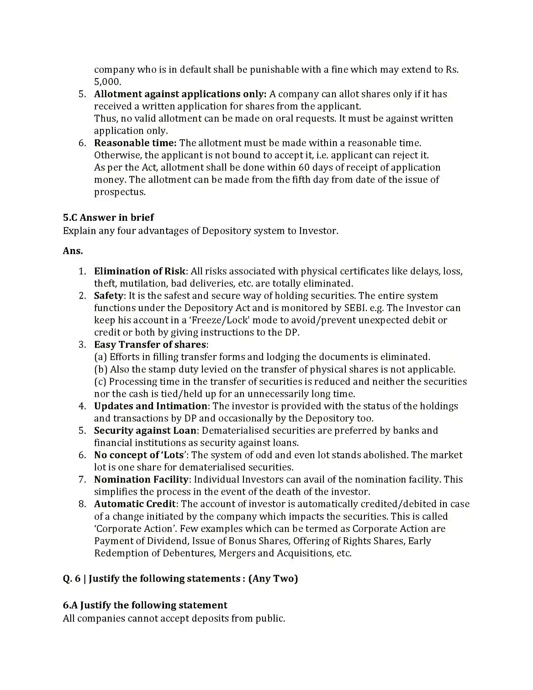 Maharashtra Board Class 12th 2021 Secretarial Practice Sample Paper 13