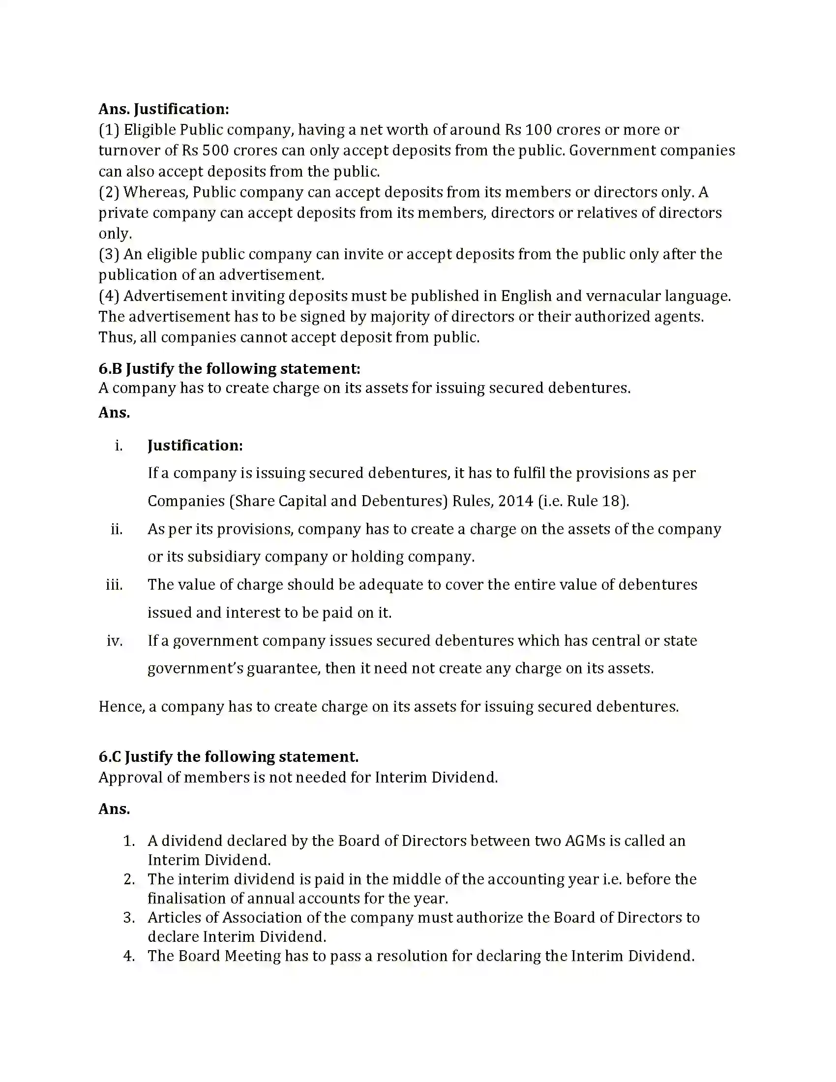 Maharashtra Board Class 12th 2021 Secretarial Practice Sample Paper 14